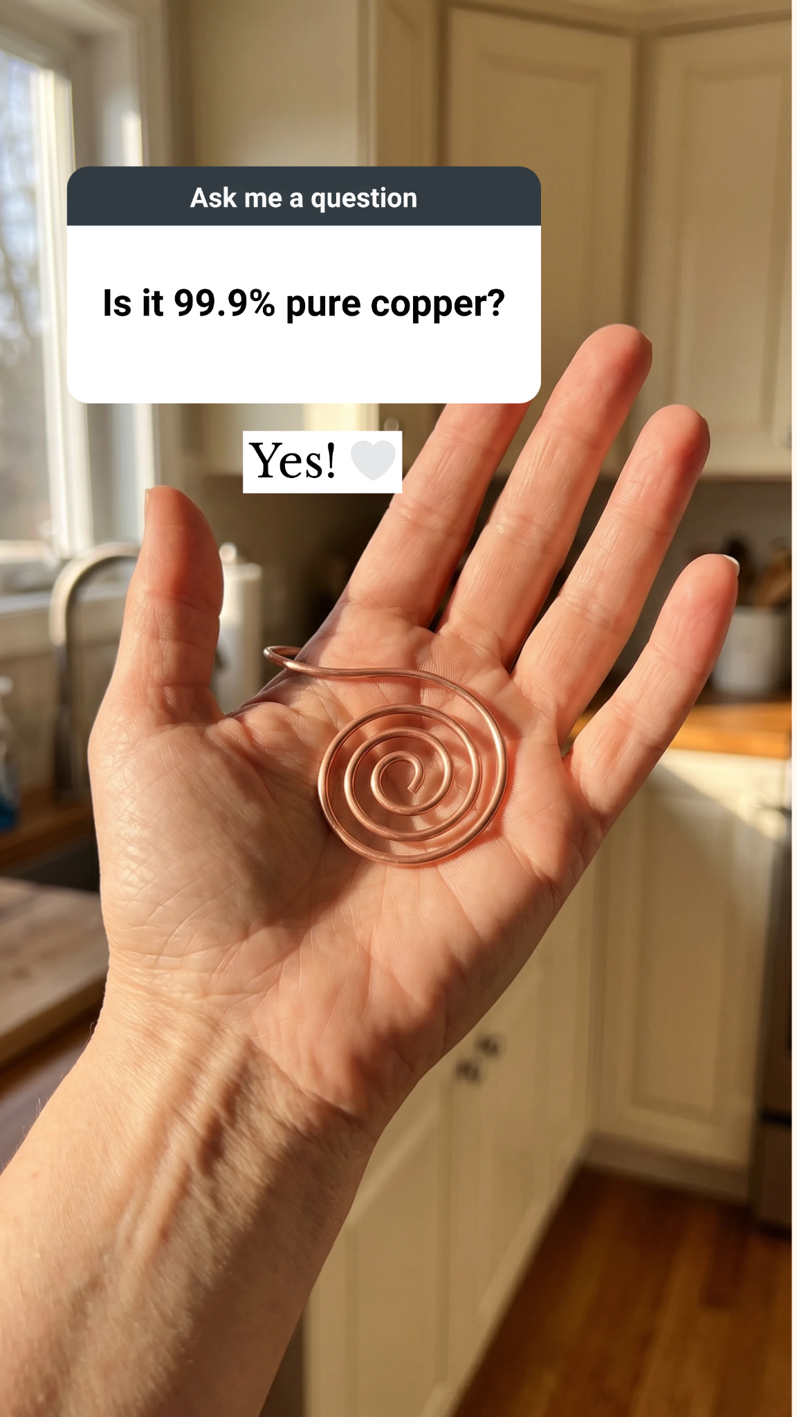 Vera’s Copper Jewelry Facebook ad