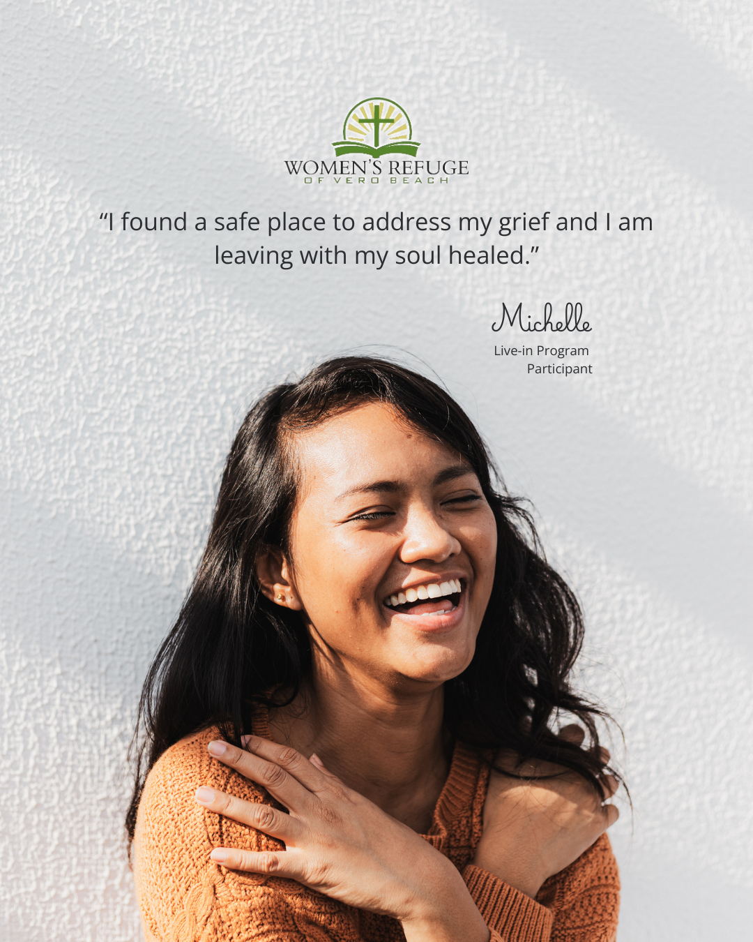 Women's Refuge of Vero Beach Facebook ad: Your Healing Journey Can Start Here