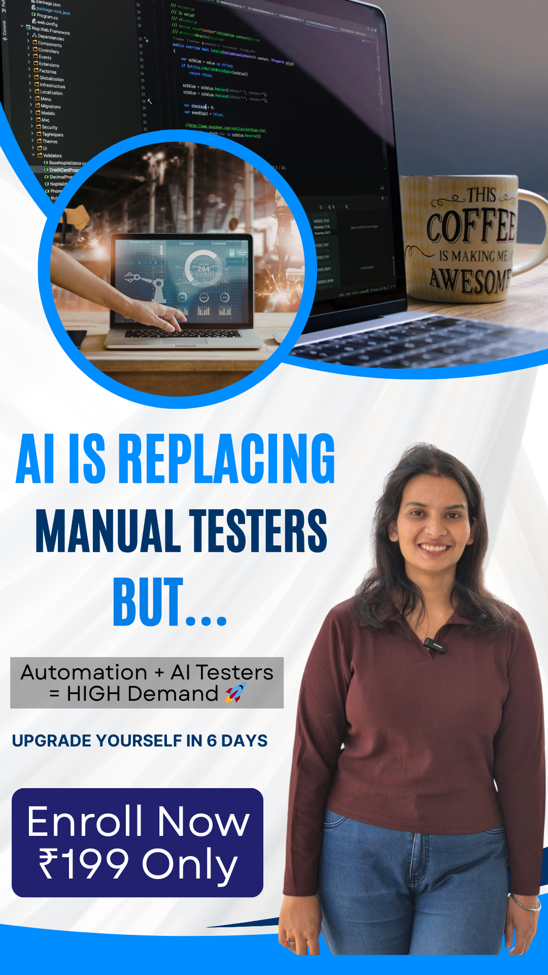 Akansha Academy Facebook ad: Learn To Build AI-Agent in 6 Days
