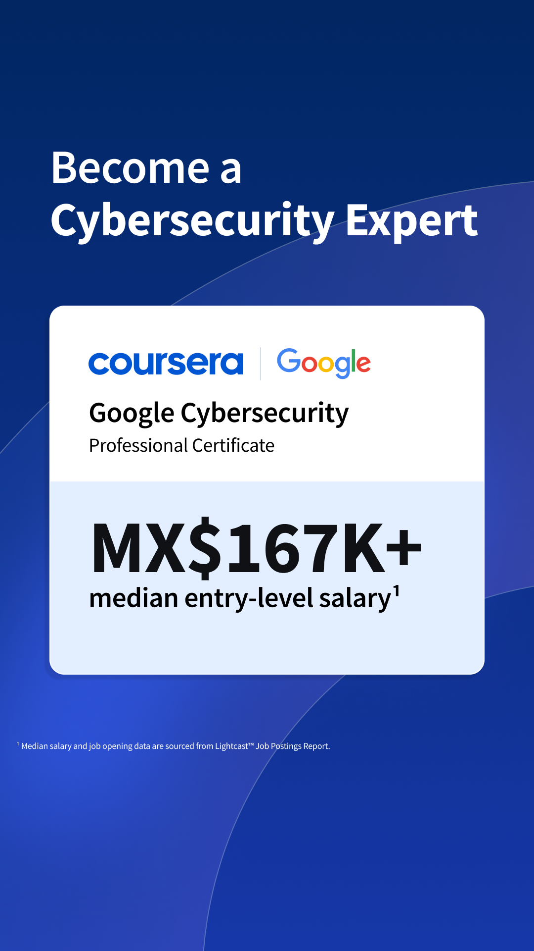 Coursera Facebook ad