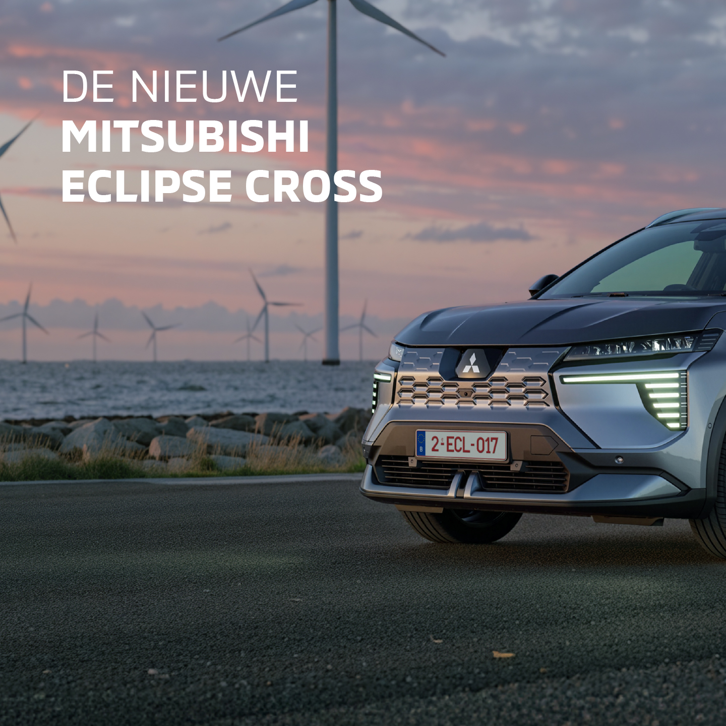Mitsubishi Motors Belux Facebook ad: De Mitsubishi Eclipse Cross, Vanaf € 41.490.