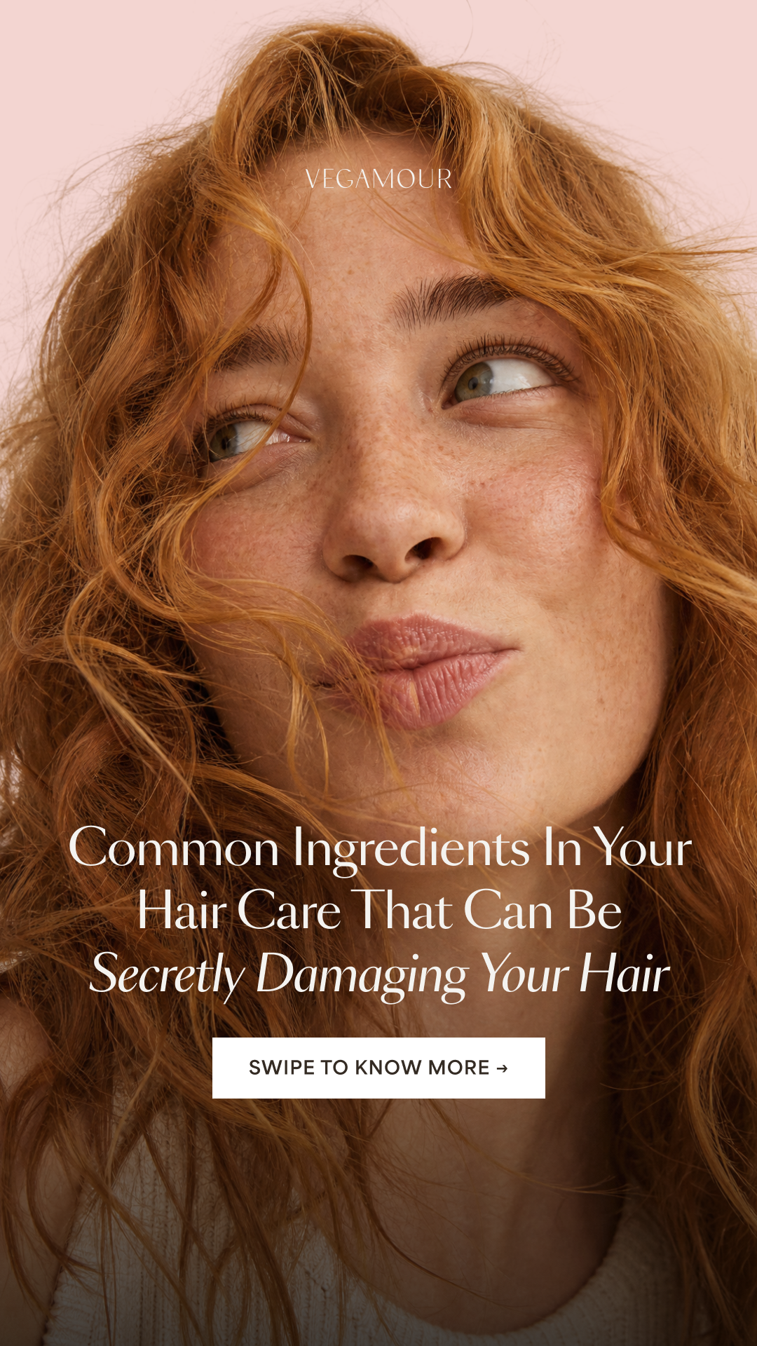 Vegamour Facebook ad: Hair care that works with your life