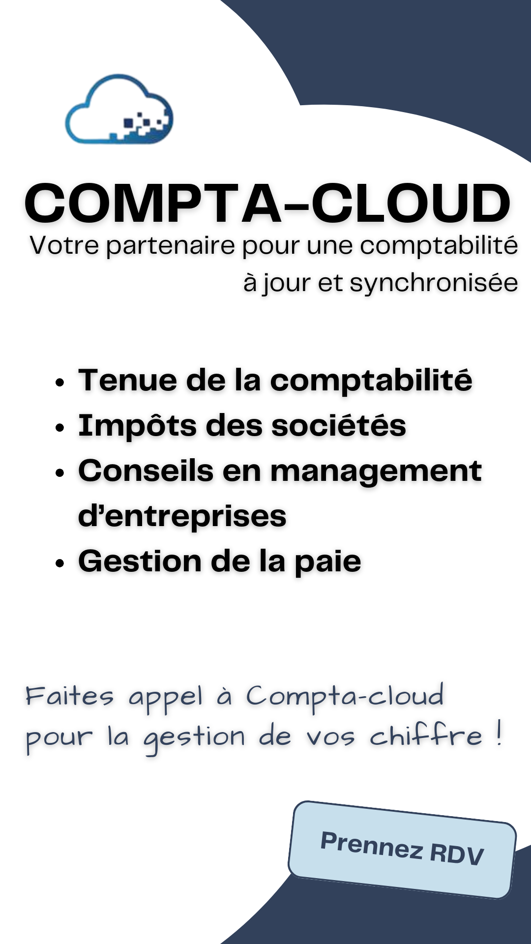 Les Entreprises Compta-Cloud Facebook ad from Apr 30, 2025