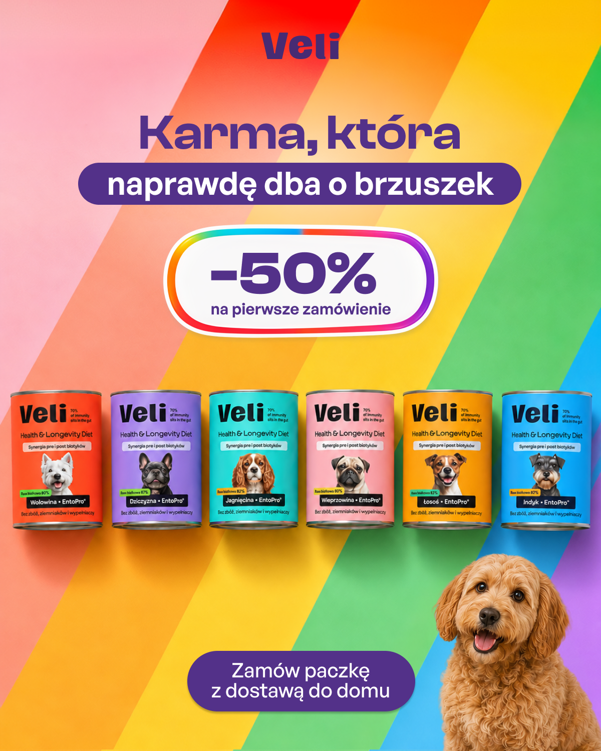 VeliPet Facebook ad