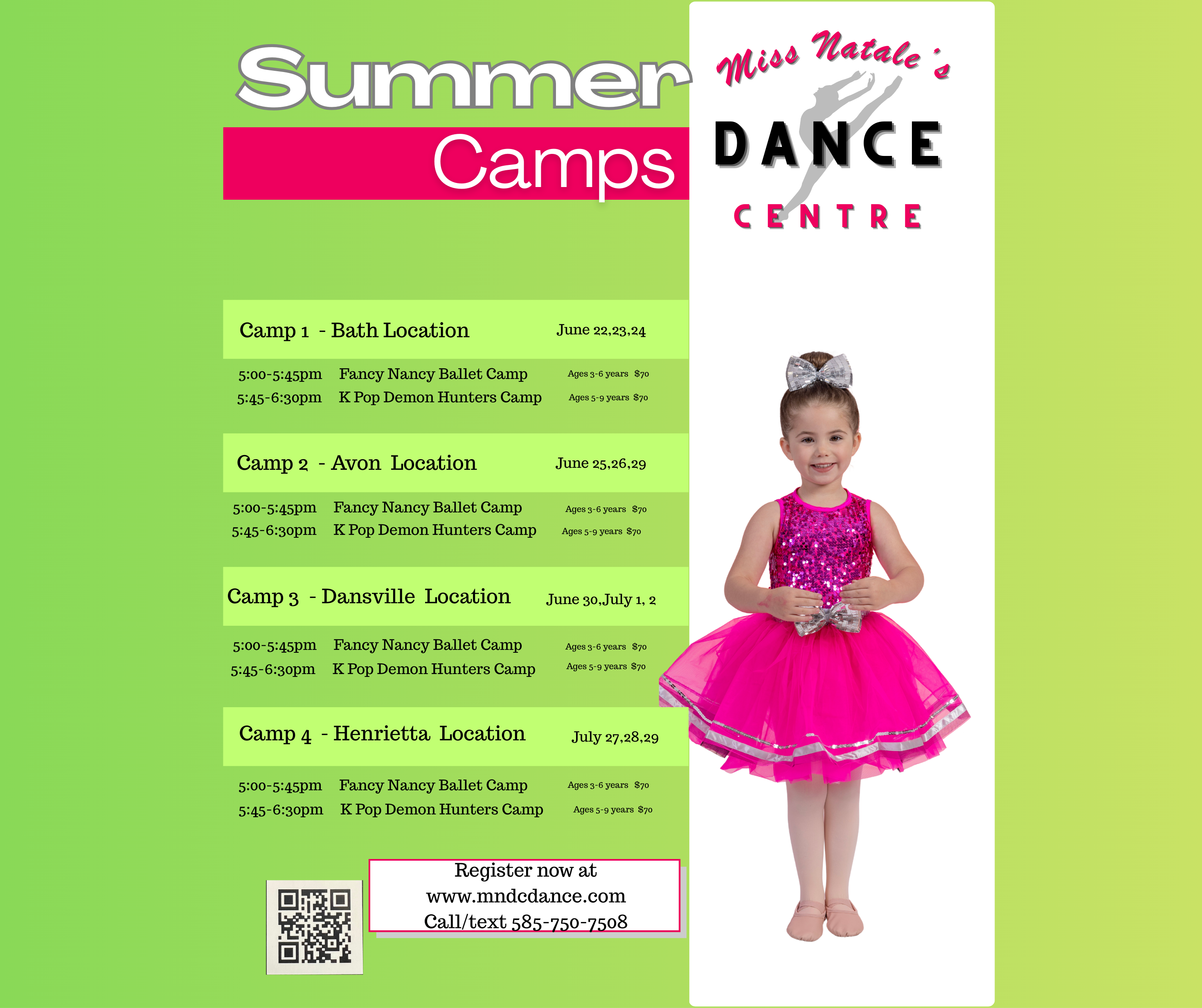 Miss Natale's Dance Centre' Facebook ad: Miss Natale's Dance Centre