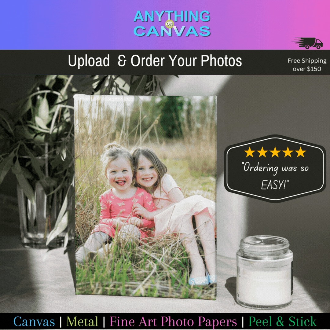 Anything On Canvas Facebook ad from Apr 28, 2025