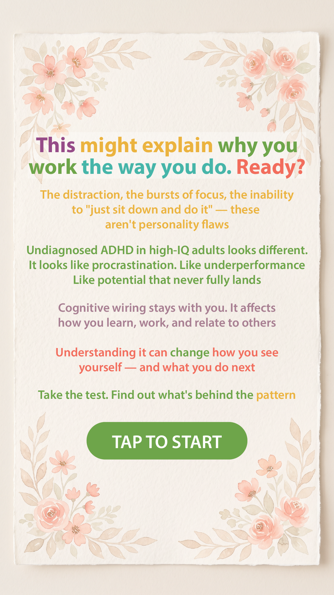 Brain Health Check Facebook ad