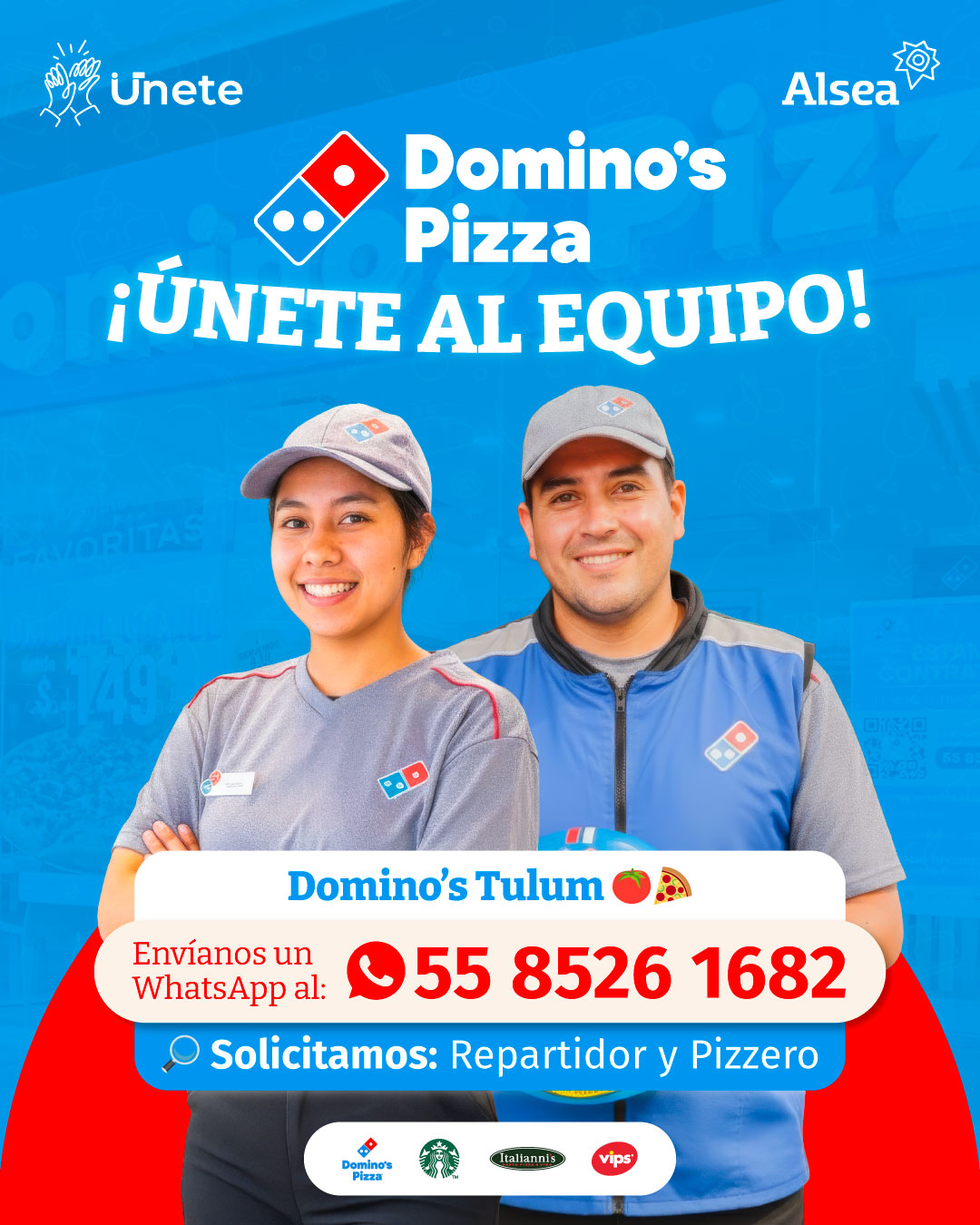 Únete Alsea Facebook ad: Estamos contratando