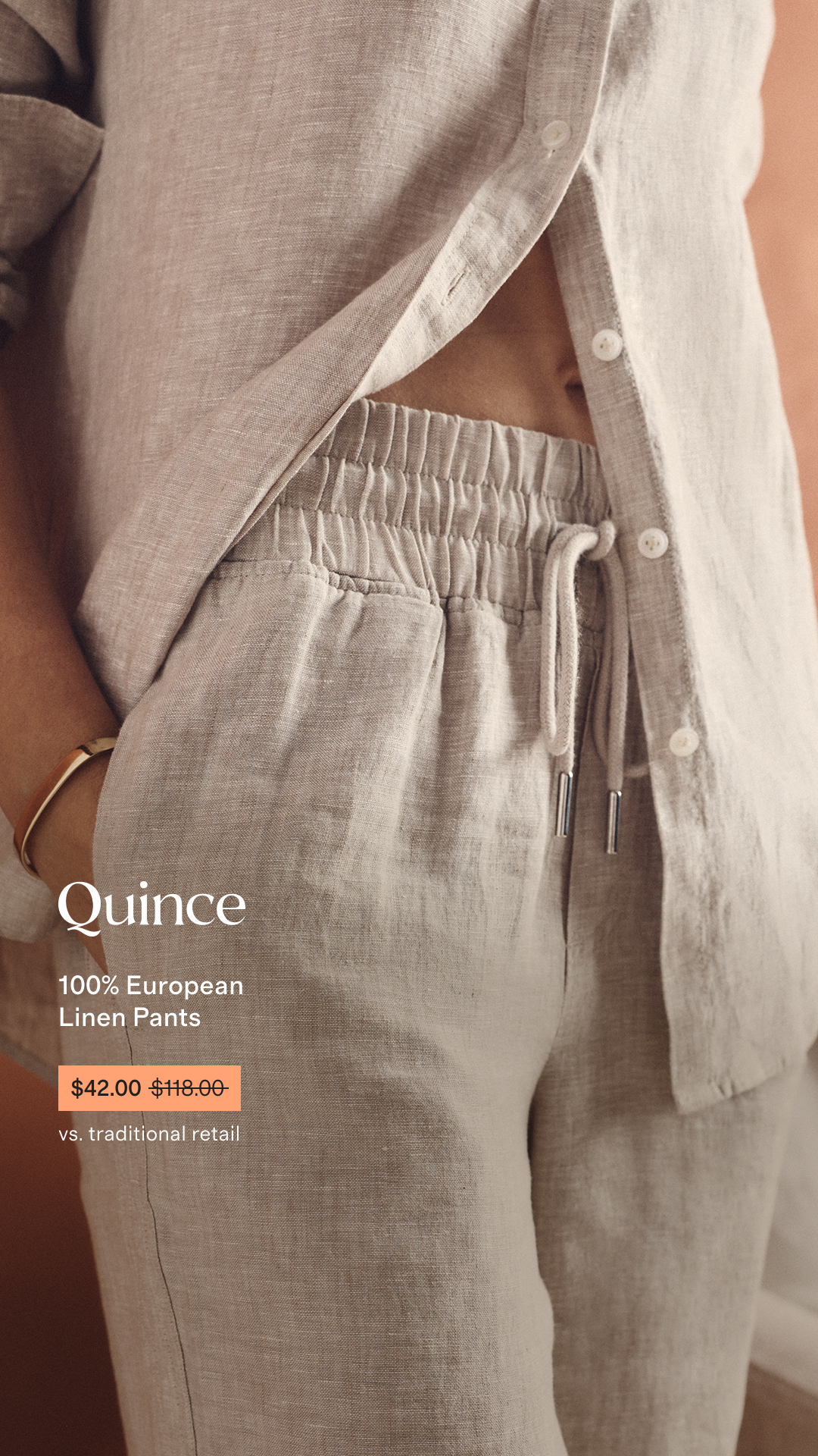 Quince Facebook ad