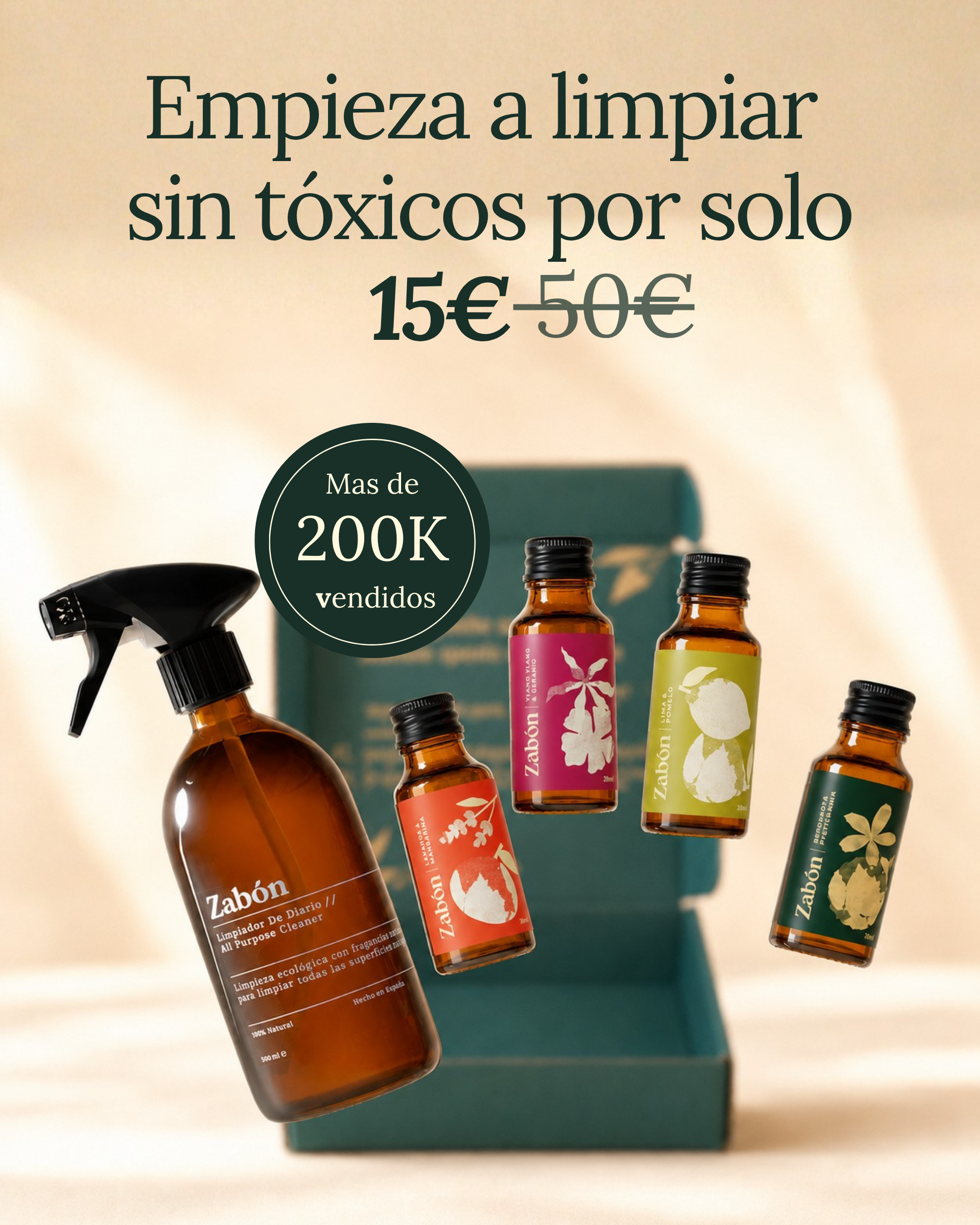 Zabon Facebook ad: Oferta de verano: 15,99€ (antes 42€)