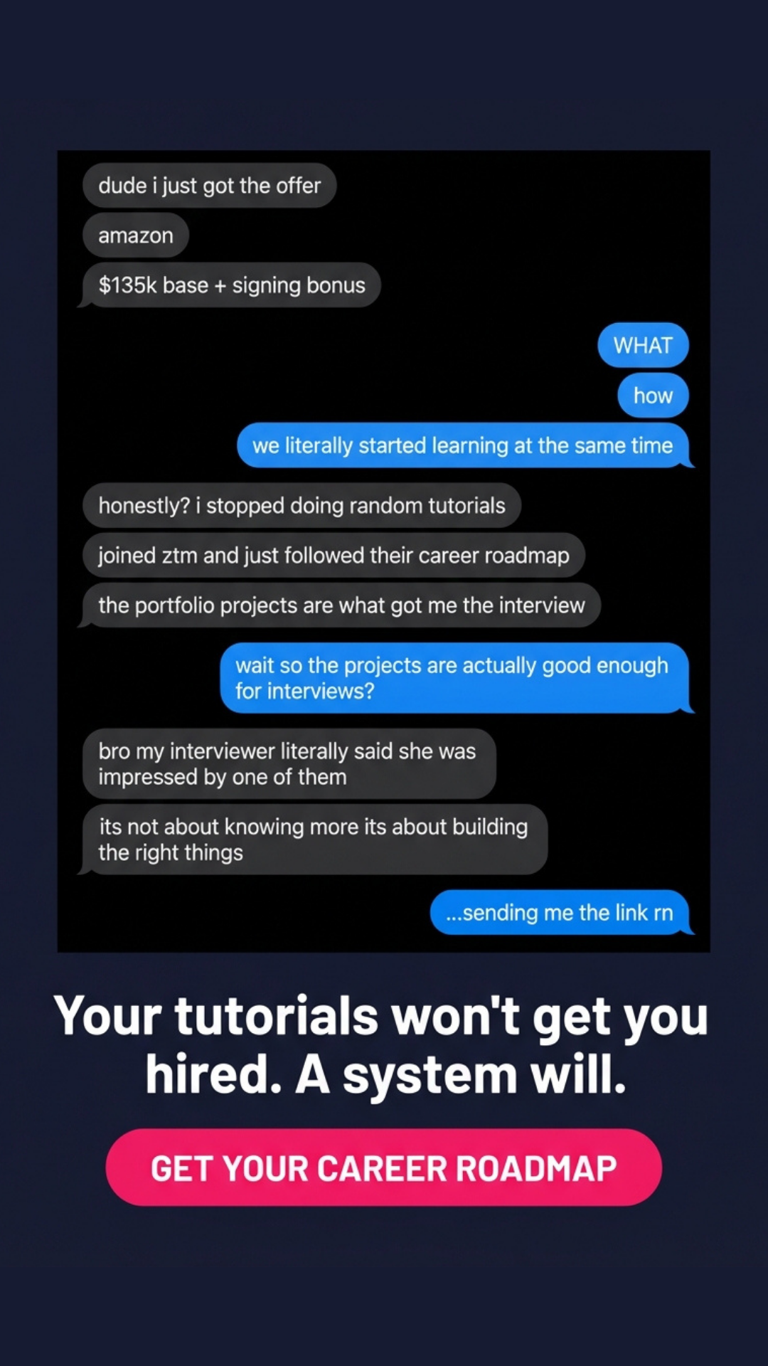 Zero To Mastery Facebook ad