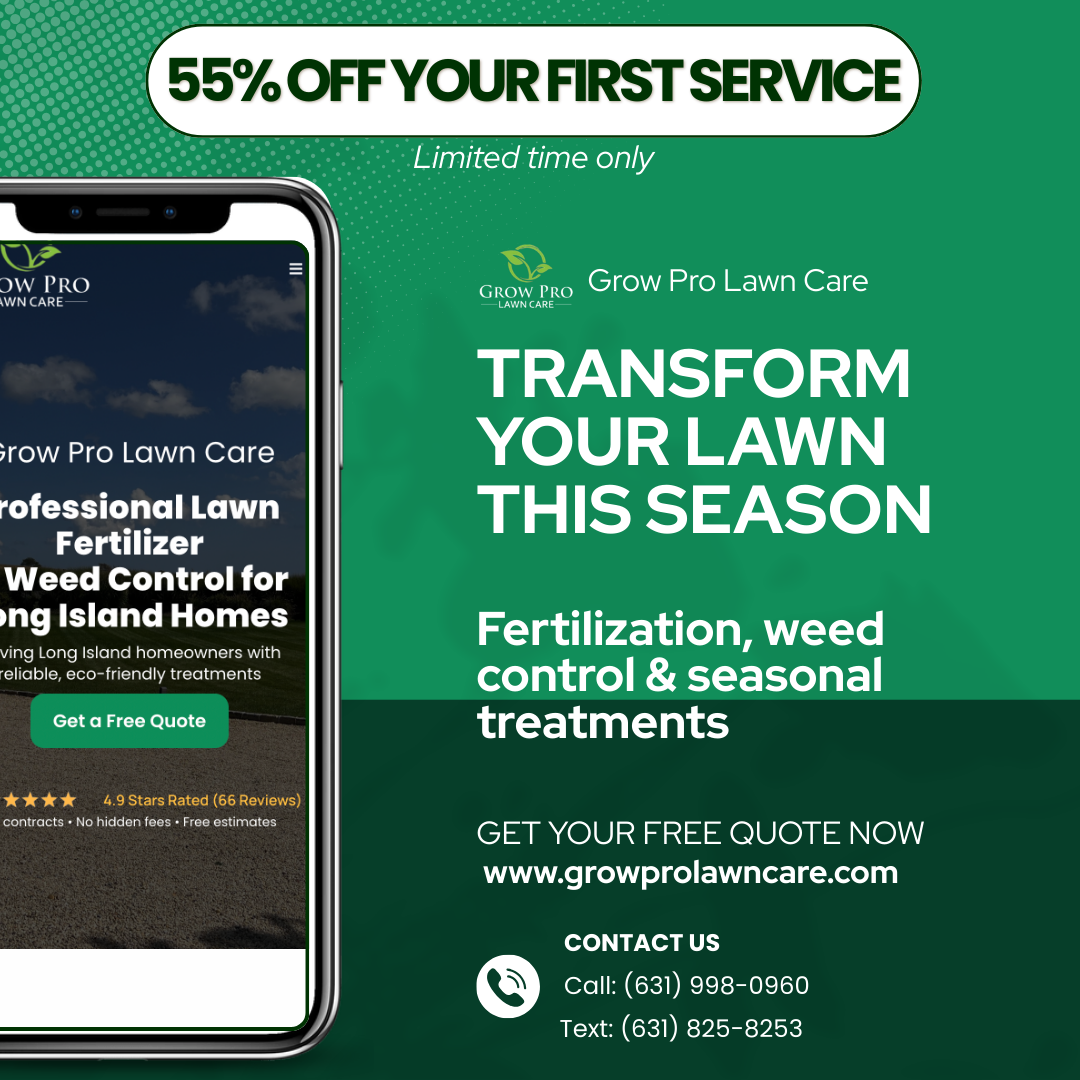 Grow Pro Lawn Care Facebook ad from Feb 22, 2026
