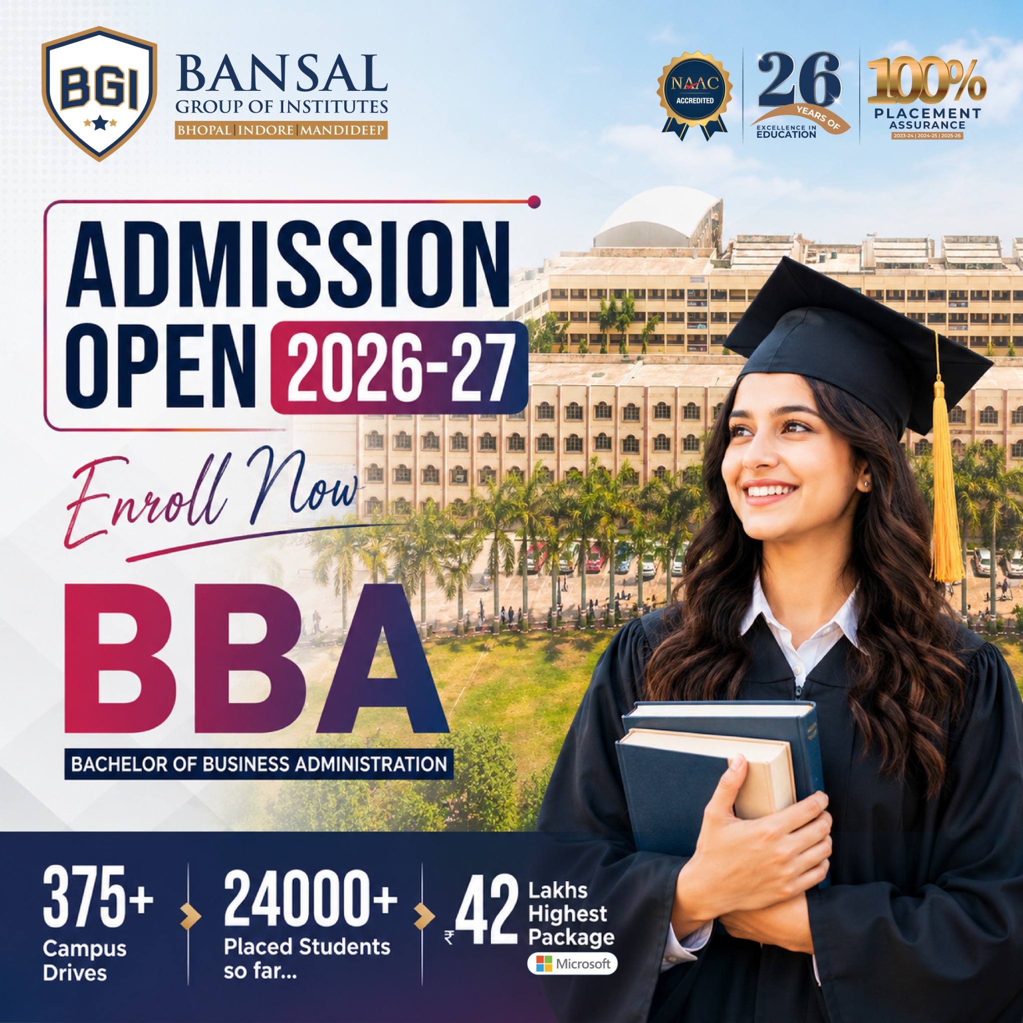 Bansal Group of Institutes - BGI Bhopal Facebook ad