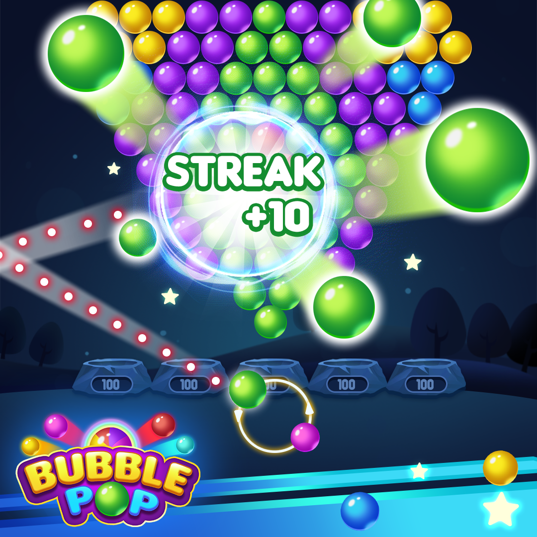 Bubble Pop IG Facebook ad