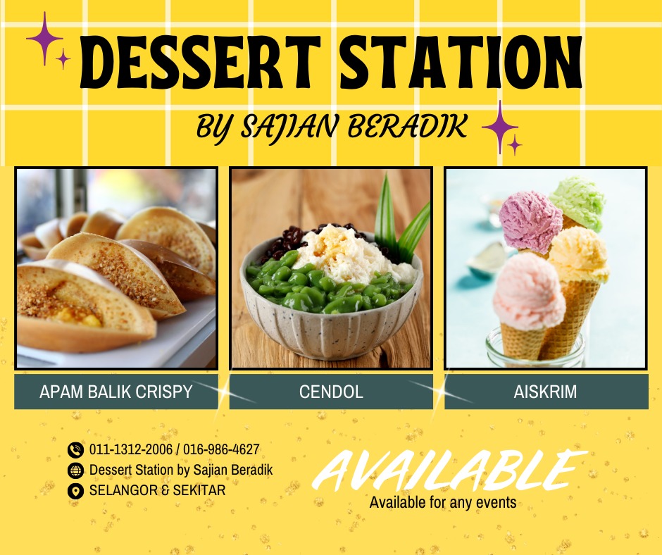 Dessert Station by Sajian Beradik Facebook ad: Wedding Dessert Station 3IN1 by Sajian Beradik