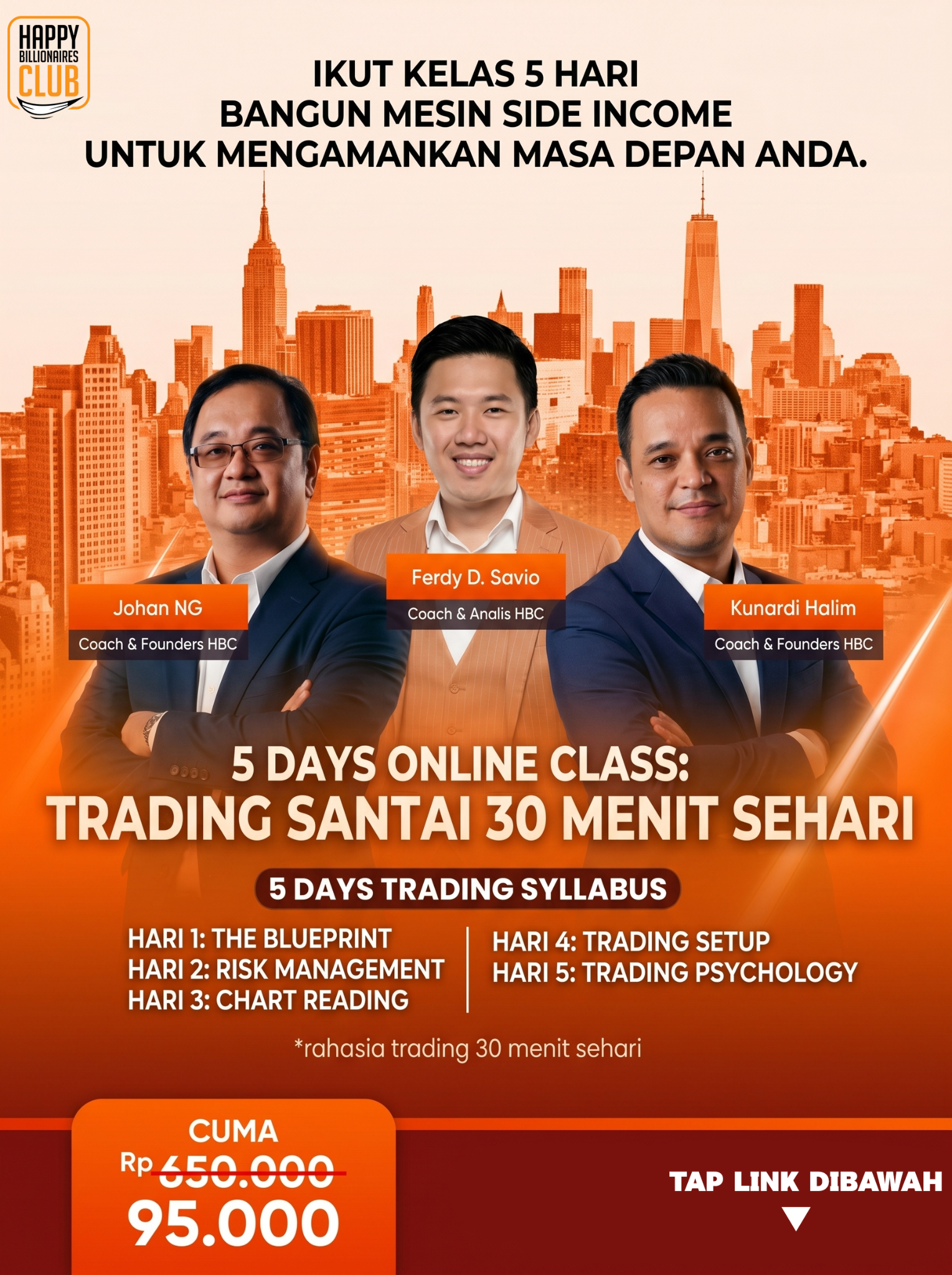 Happy Billionaires Club Facebook ad