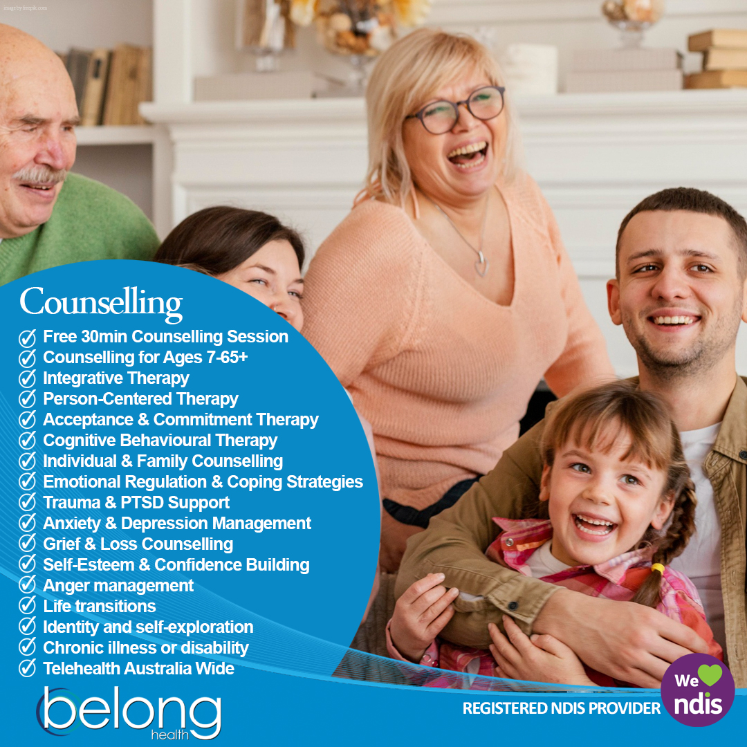 Belong Health Facebook ad: Belong Health | Counselling