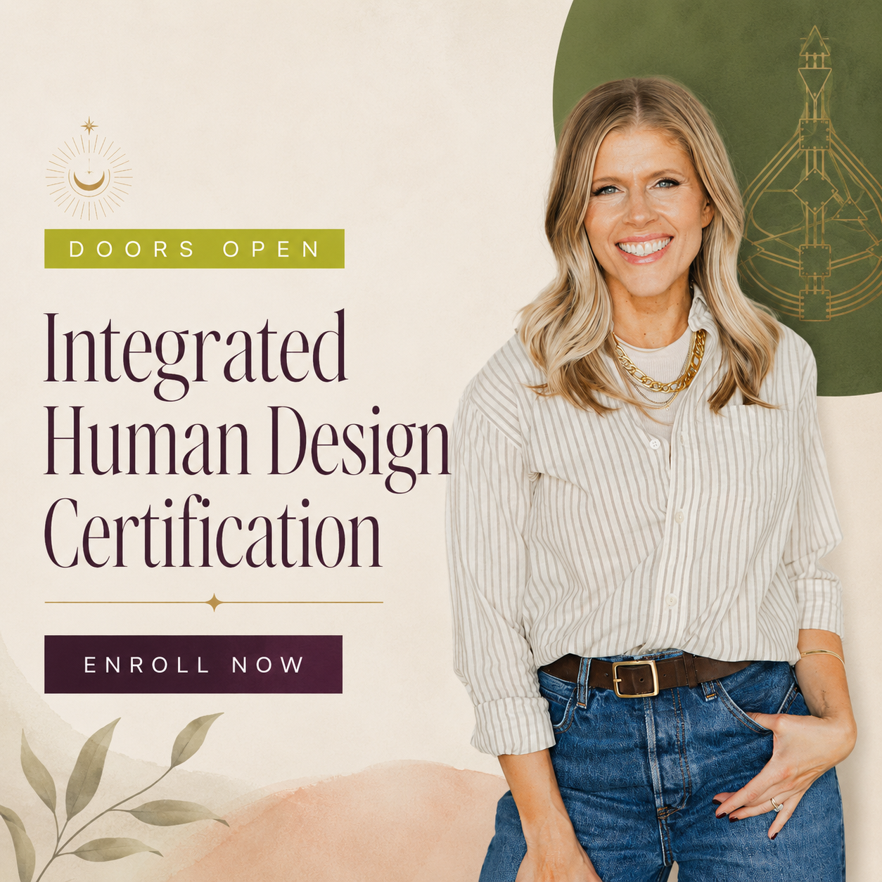 Nicole Laino Facebook ad: LAST CHANCE: Get Certified In Human Design