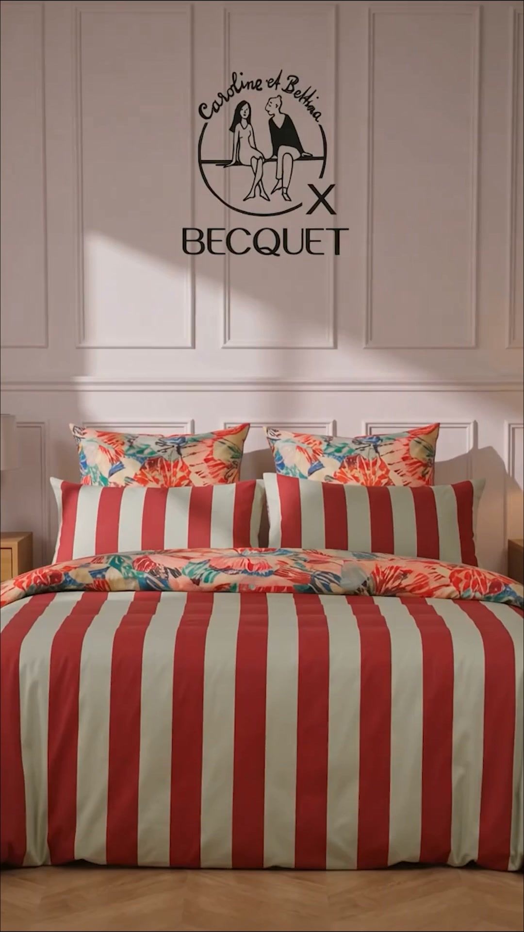 BECQUET Facebook ad: Édition limitée: Découvrez la parure réversible