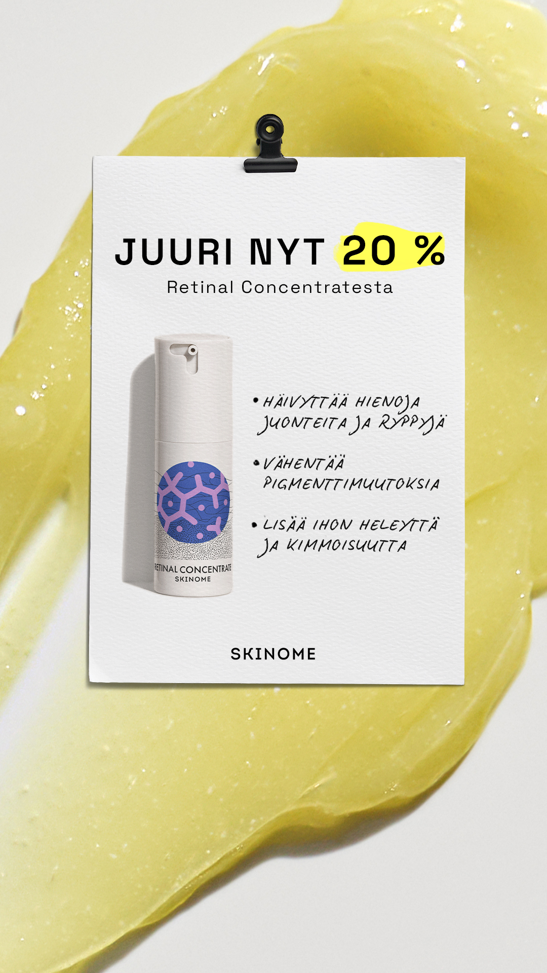 Skinome Facebook ad