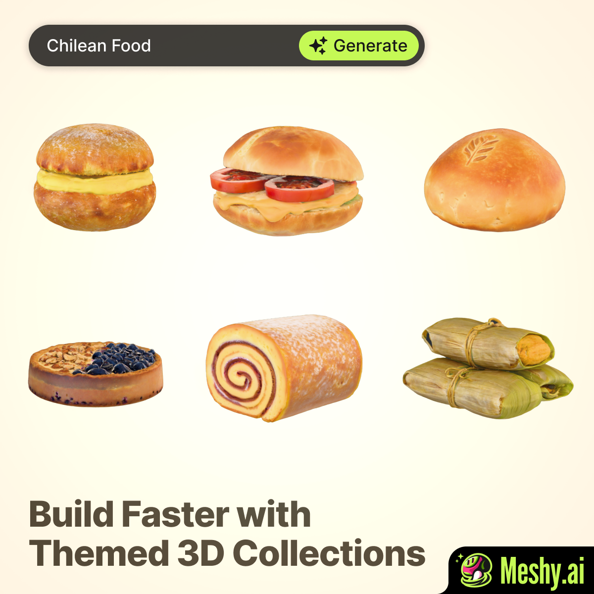 Meshy Facebook ad