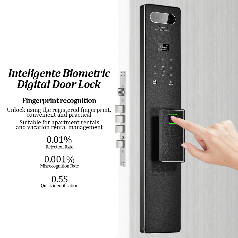 Zhengzhou Ruixiang Intelligent Technology Co., Ltd. Facebook ad: This fully automatic, handle-equipped WiFi smart door lock…