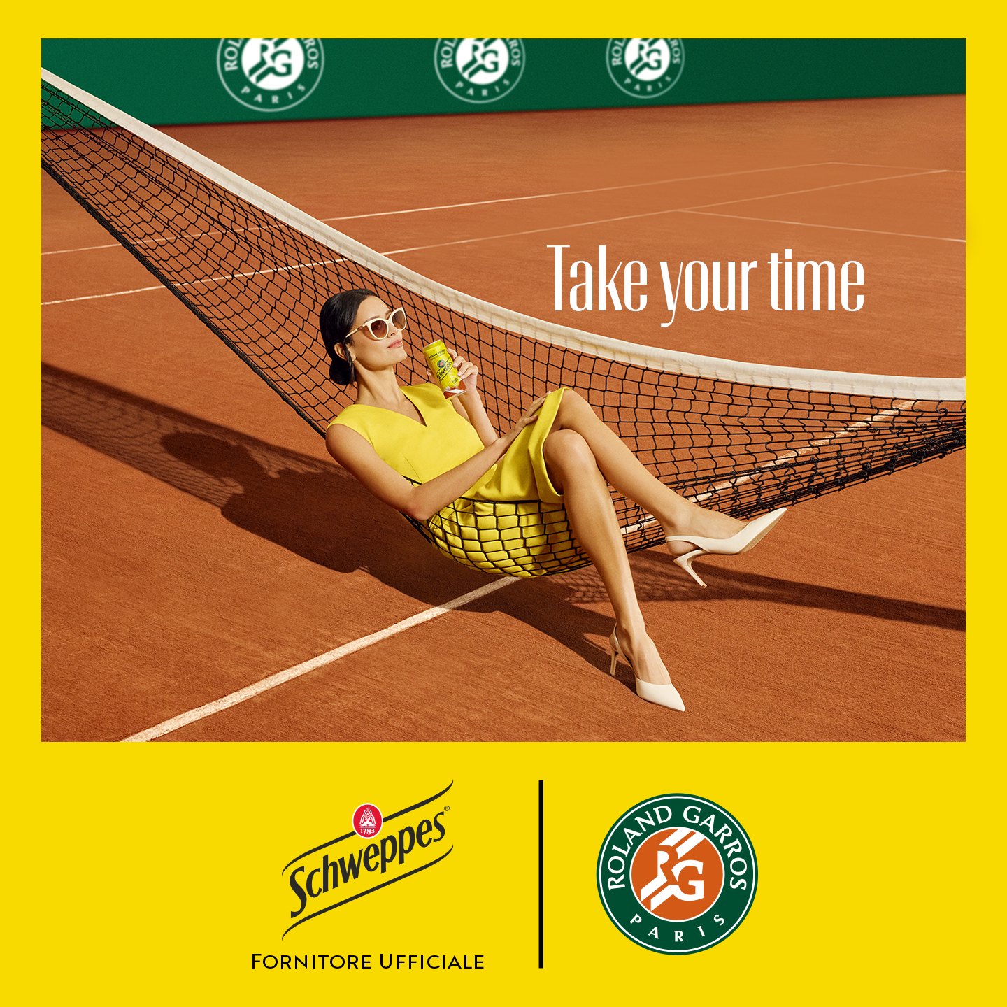 Schweppes Facebook ad: Take your time: concediti il piacere di vivere…