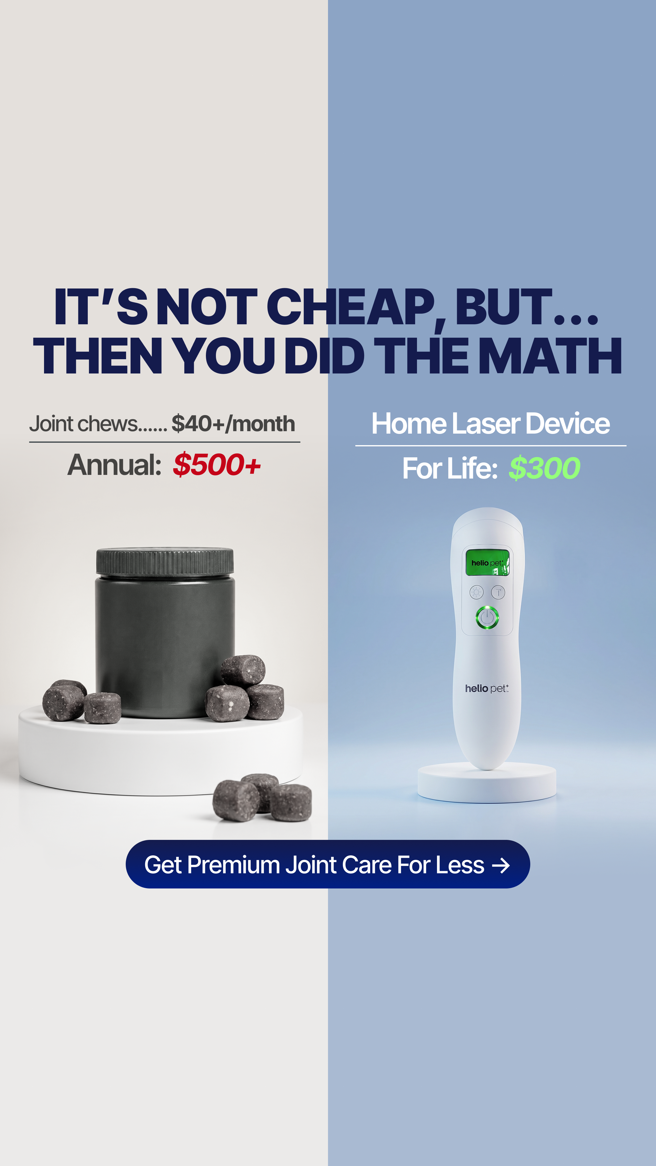 Helio Pet Facebook ad