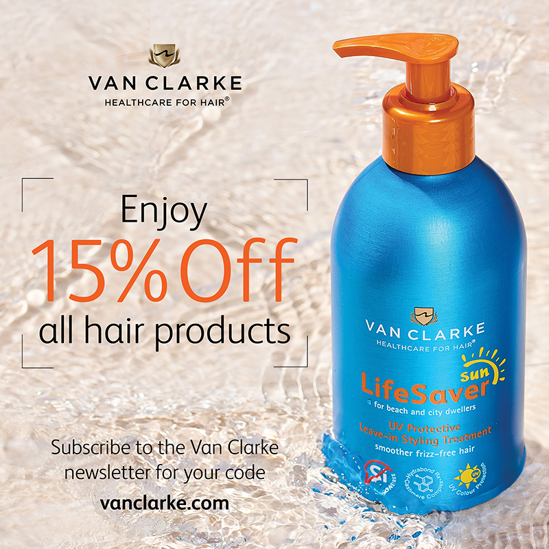Van Clarke Haircare Facebook ad