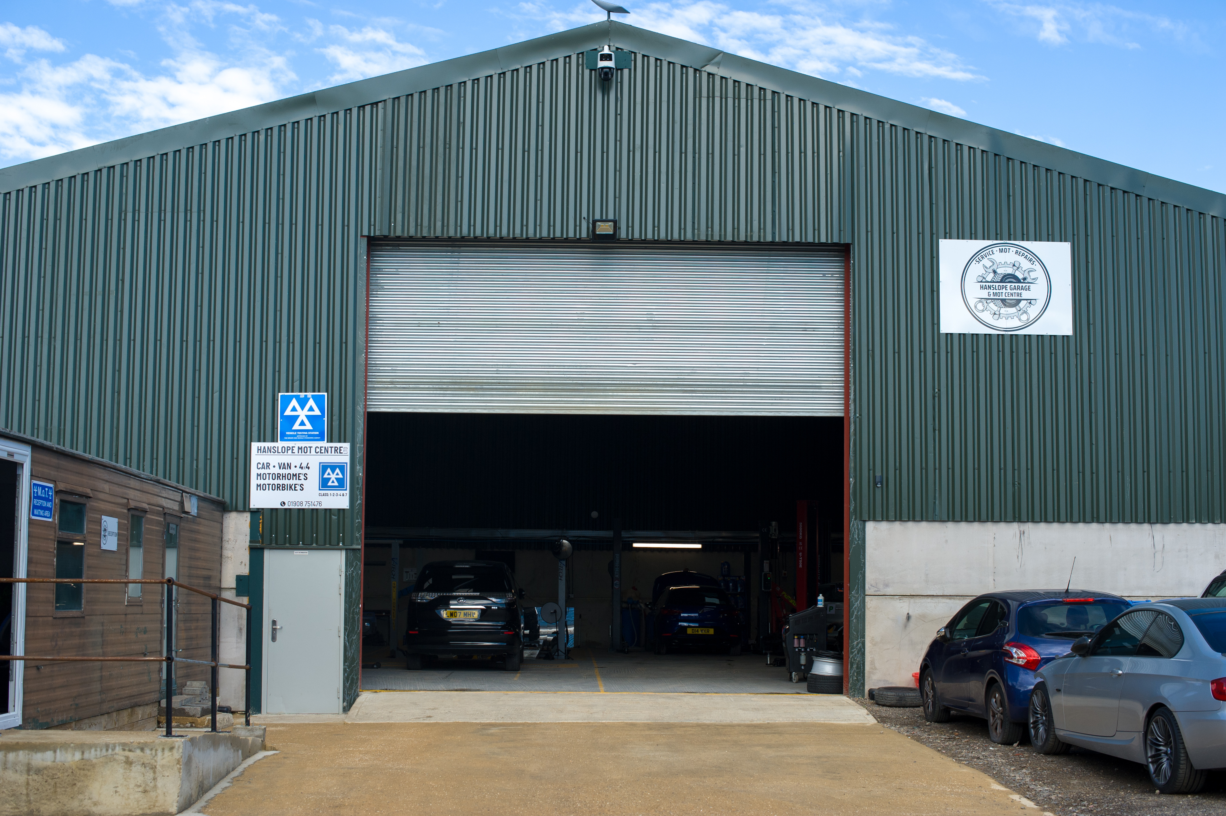 Hanslope Garage & MOT Centre Facebook ad: Need an MOT or car repair work?