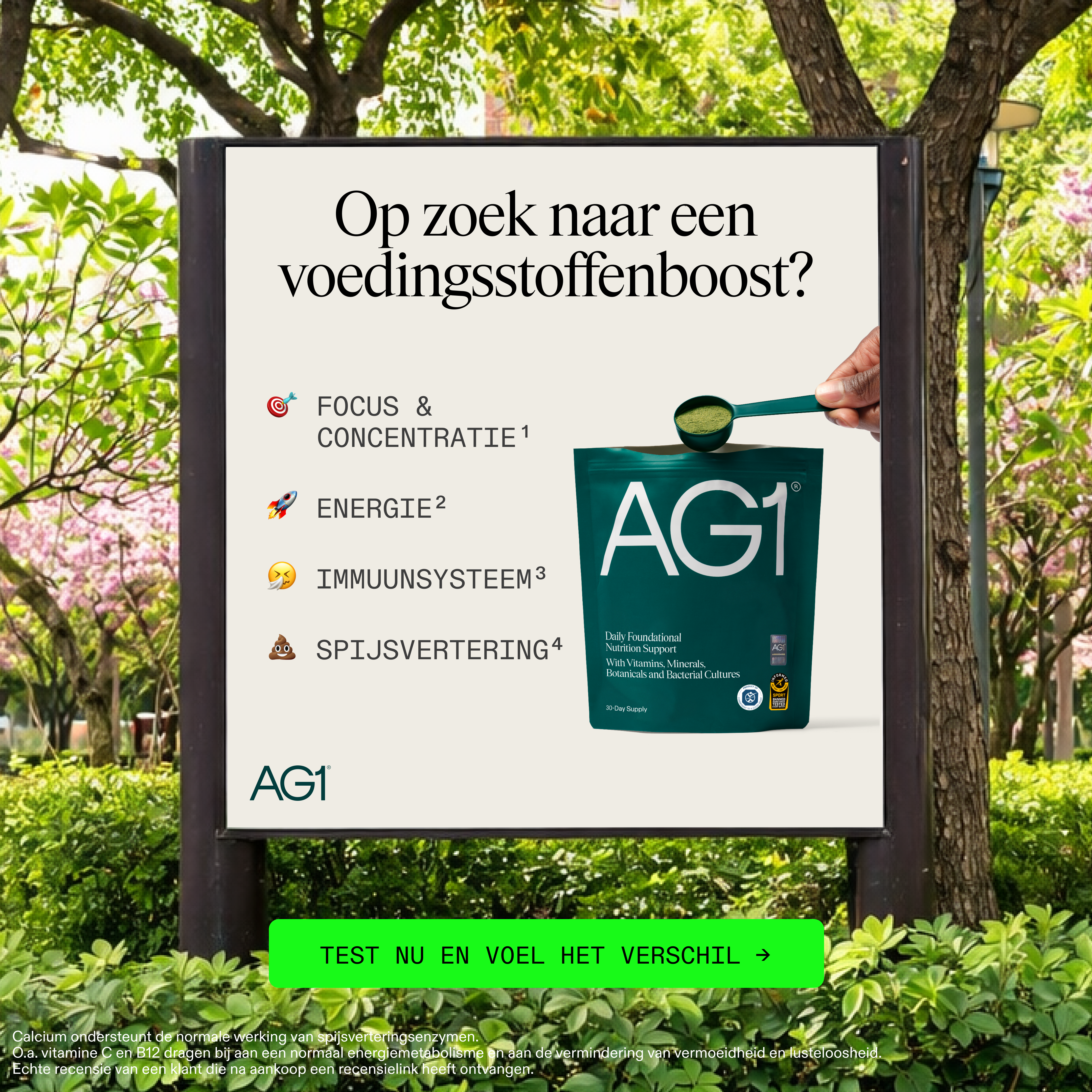 AG1 by Athletic Greens Facebook ad