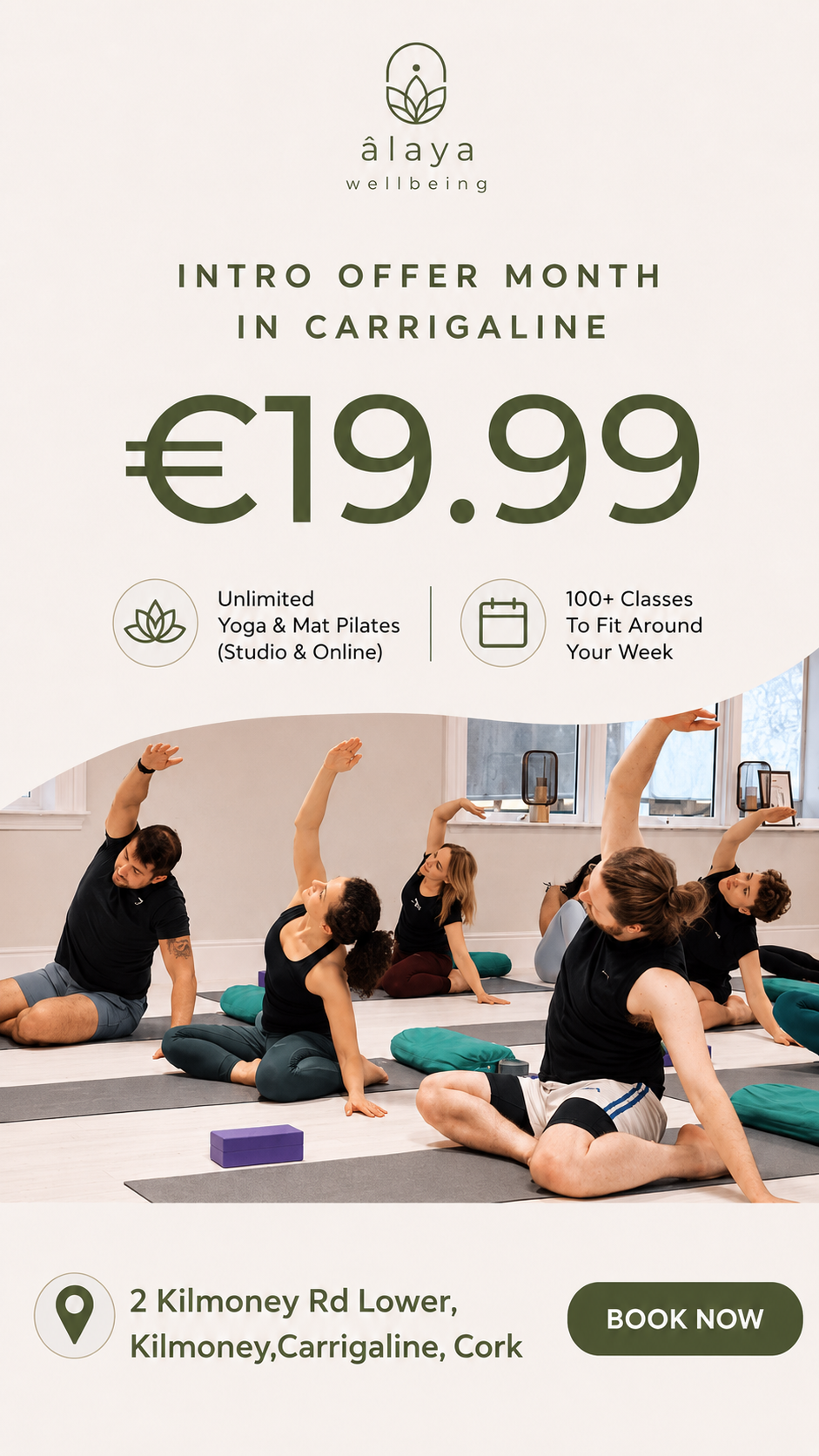 Himalaya Yoga Valley Ireland Facebook ad