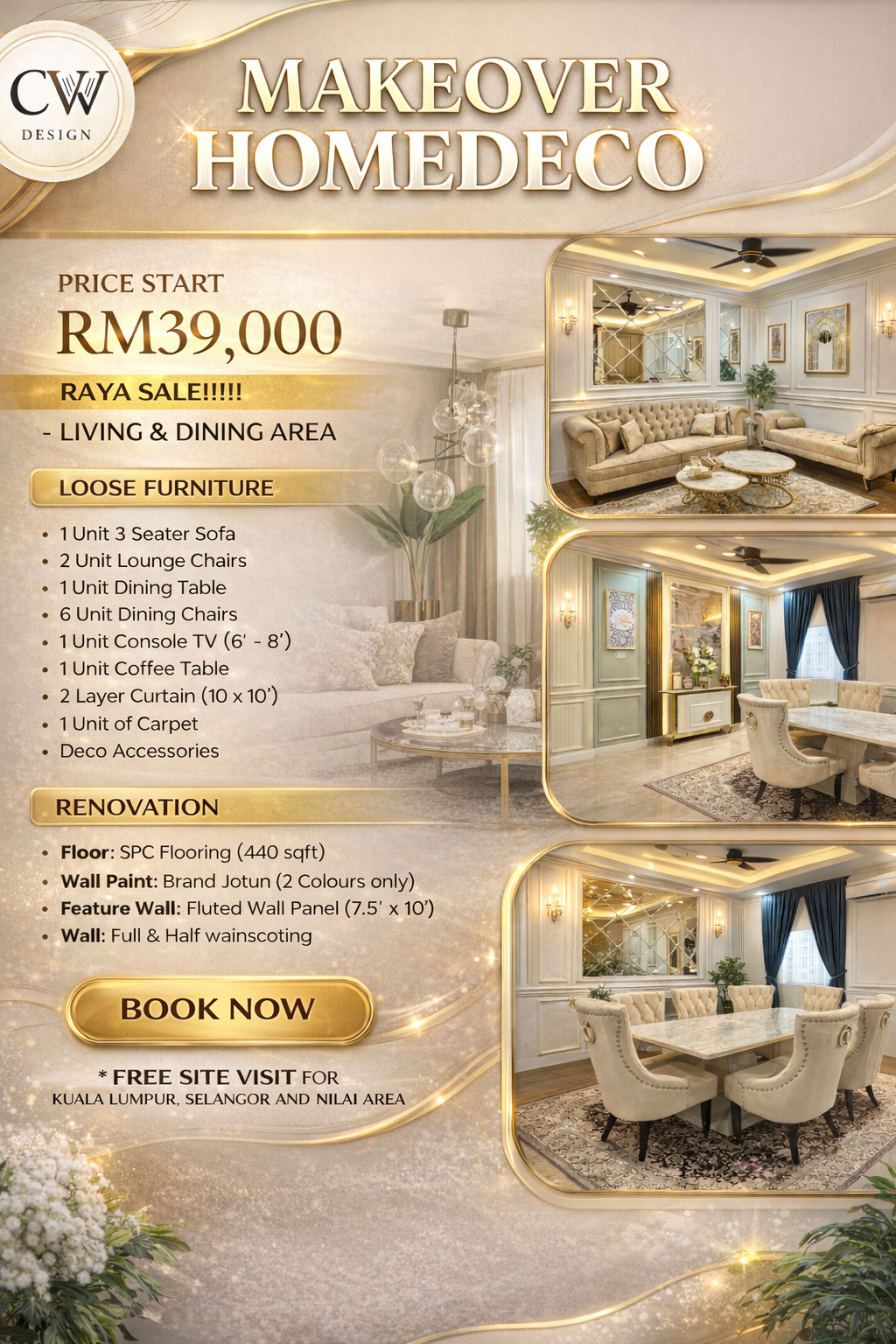 The QW Design Facebook ad from Feb 16, 2026
