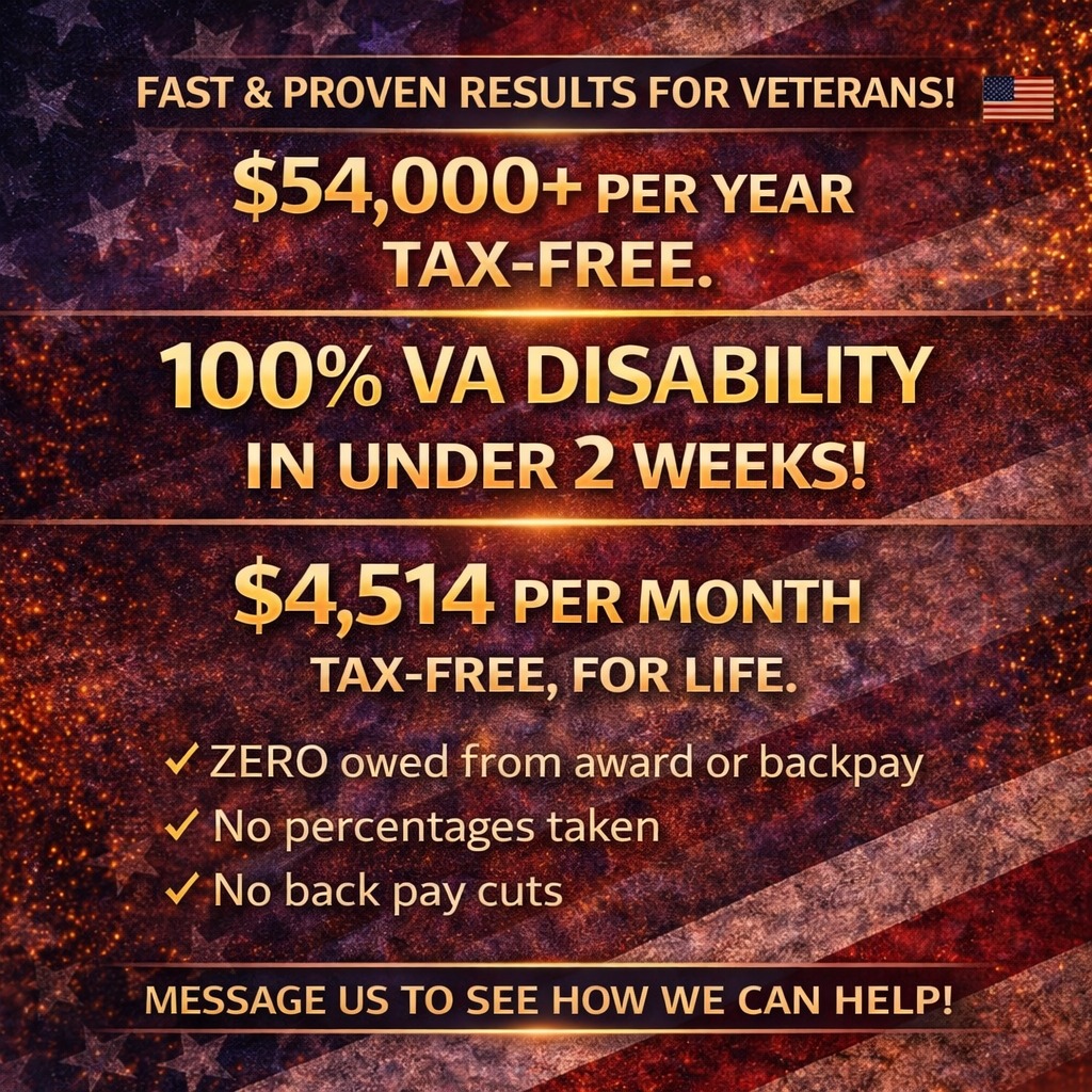 Veterans Benefits Evaluations Facebook ad