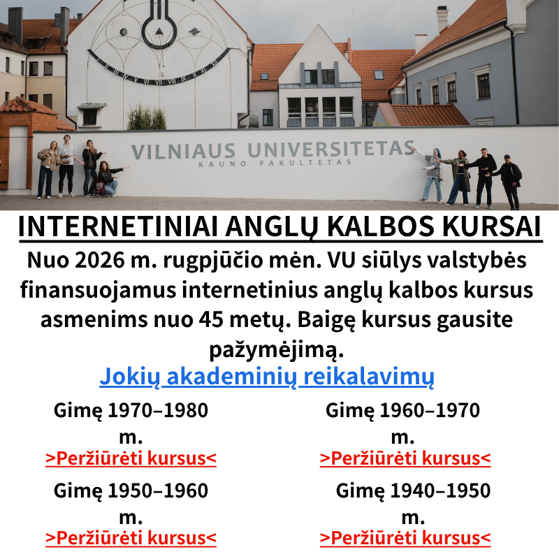 Senior Service002 Facebook ad: Internetiniai anglų kalbos kursai