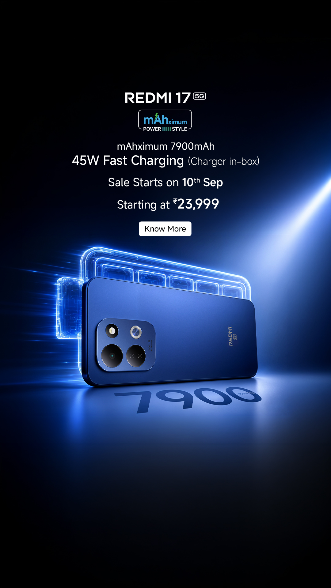 Redmi India Facebook ad: Style That Lasts. Power That Stays.