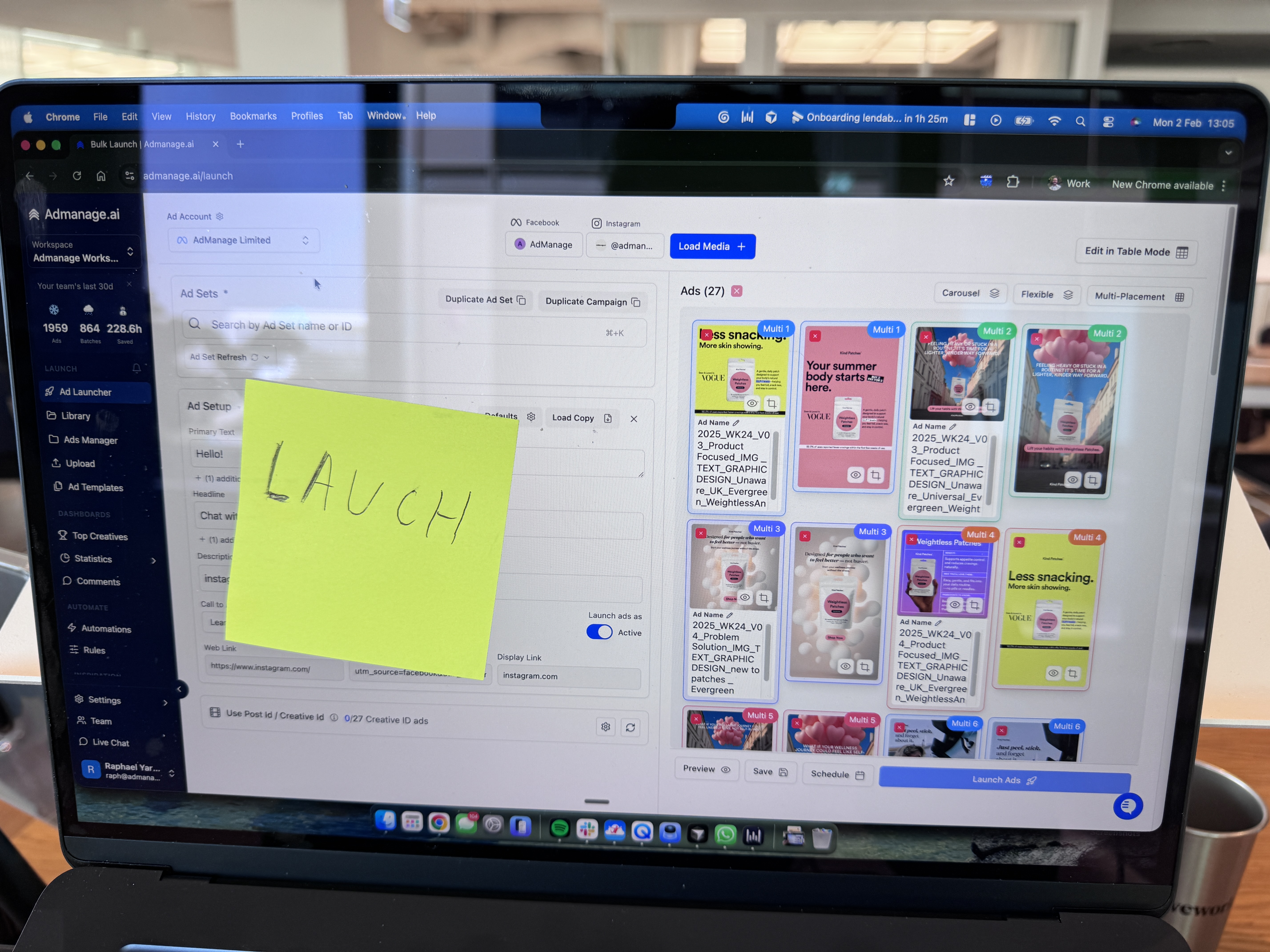 AdManage  Facebook ad
