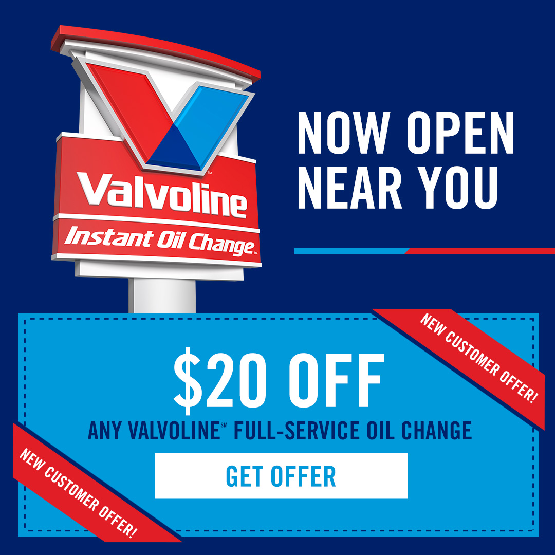 Valvoline Instant Oil Change Facebook ad: Save on your next oil change