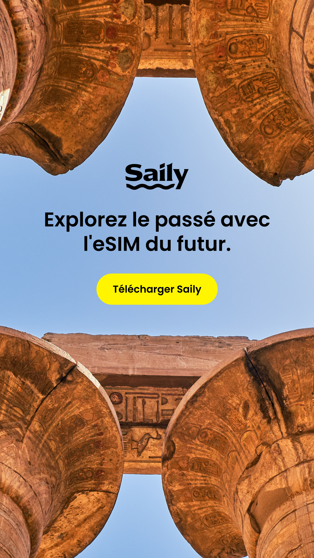 Saily Facebook ad
