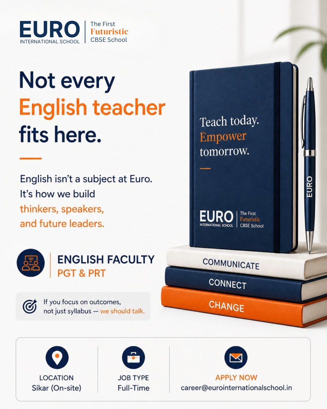 Euro International School, Sikar Facebook ad