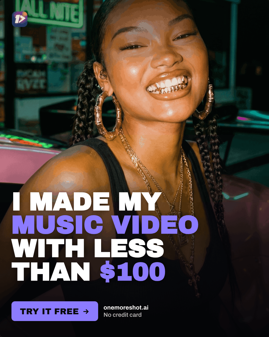 One More Shot AI Facebook ad