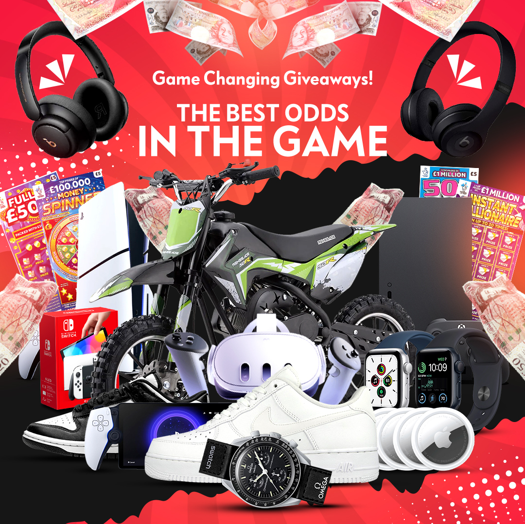 Game Changing Giveaways Facebook ad