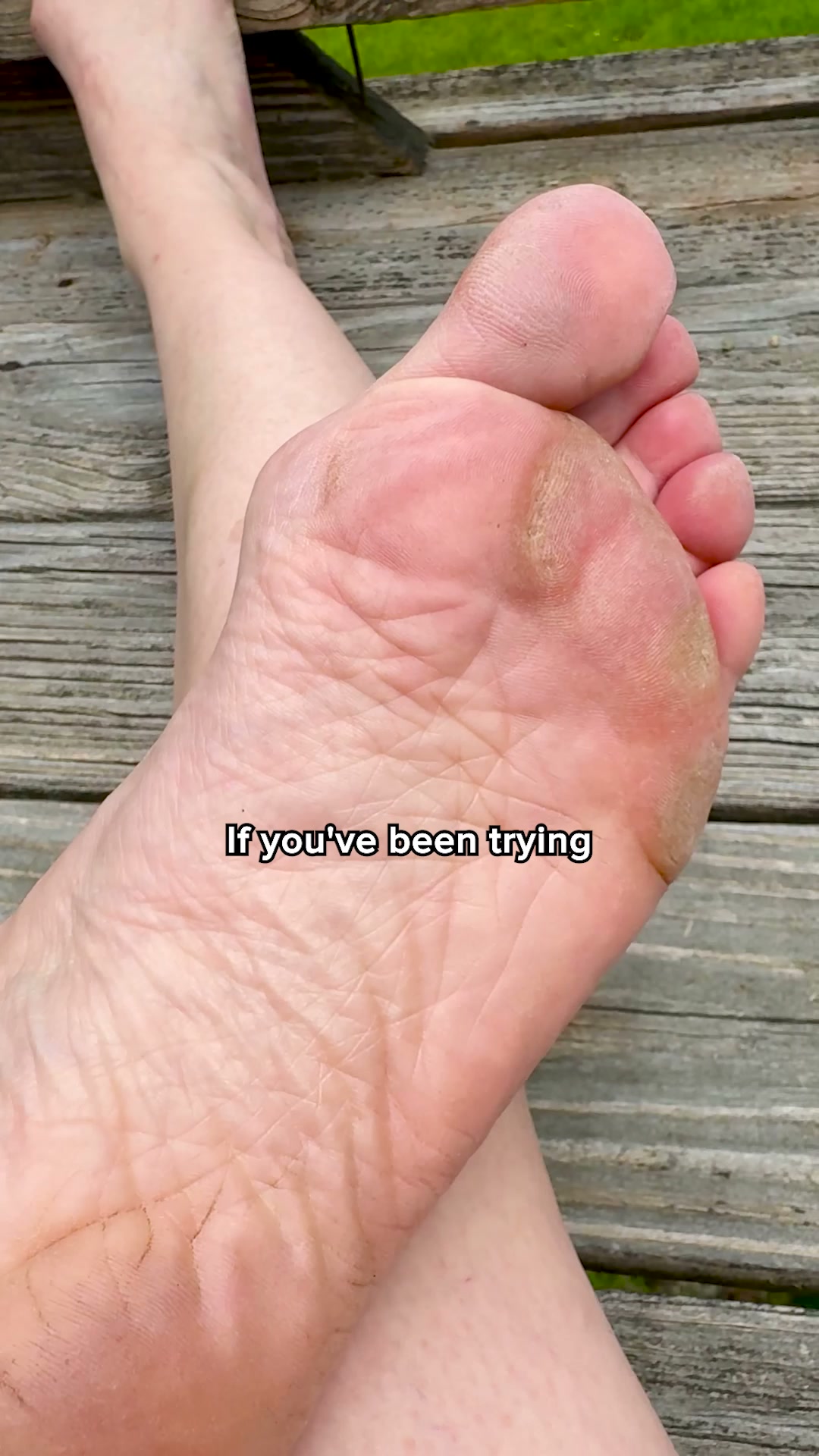 Nuvé Facebook ad: Baby soft feet in 5 minutes flat