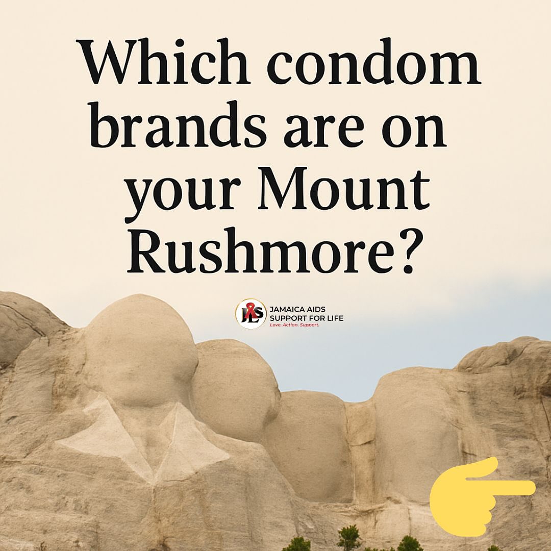 Jamaica AIDS Support for Life Facebook ad: Tell us, which condom brands make your top…