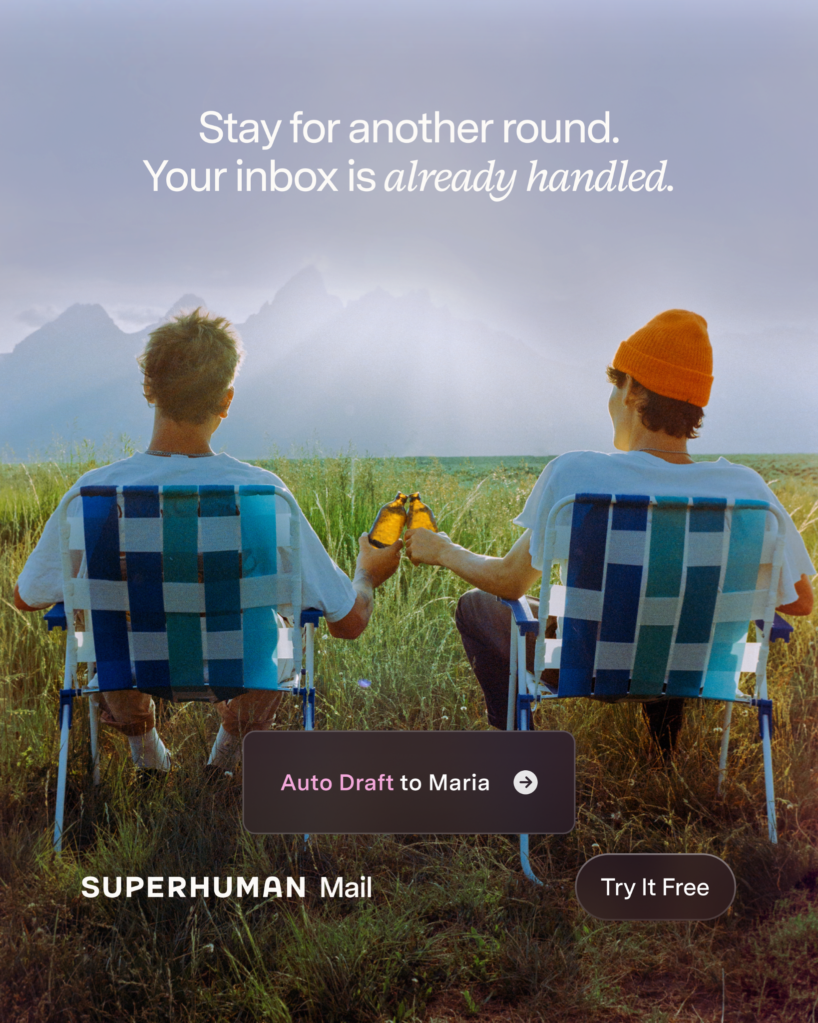 Superhuman Mail Facebook ad