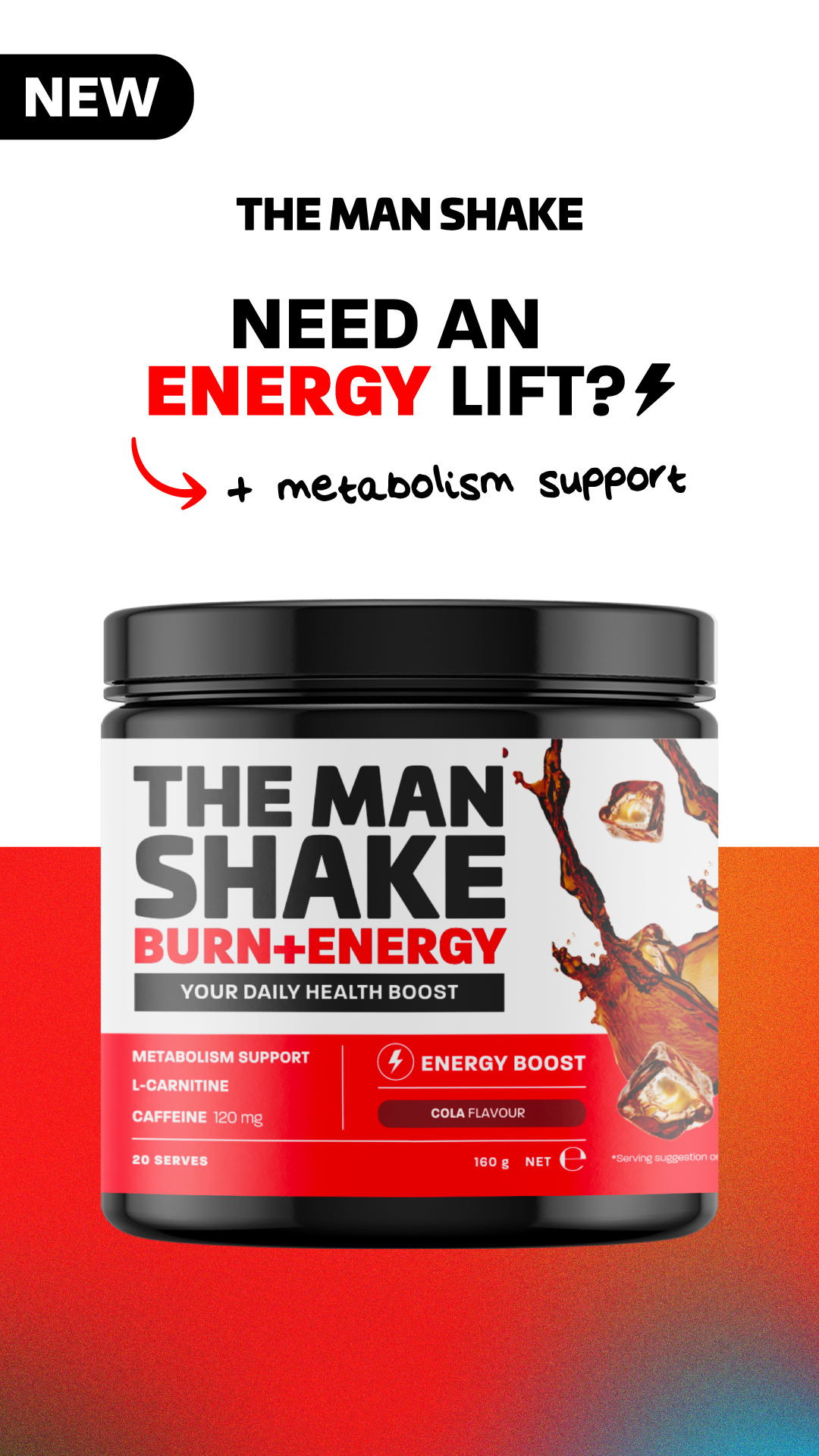 The MAN Shake Facebook ad