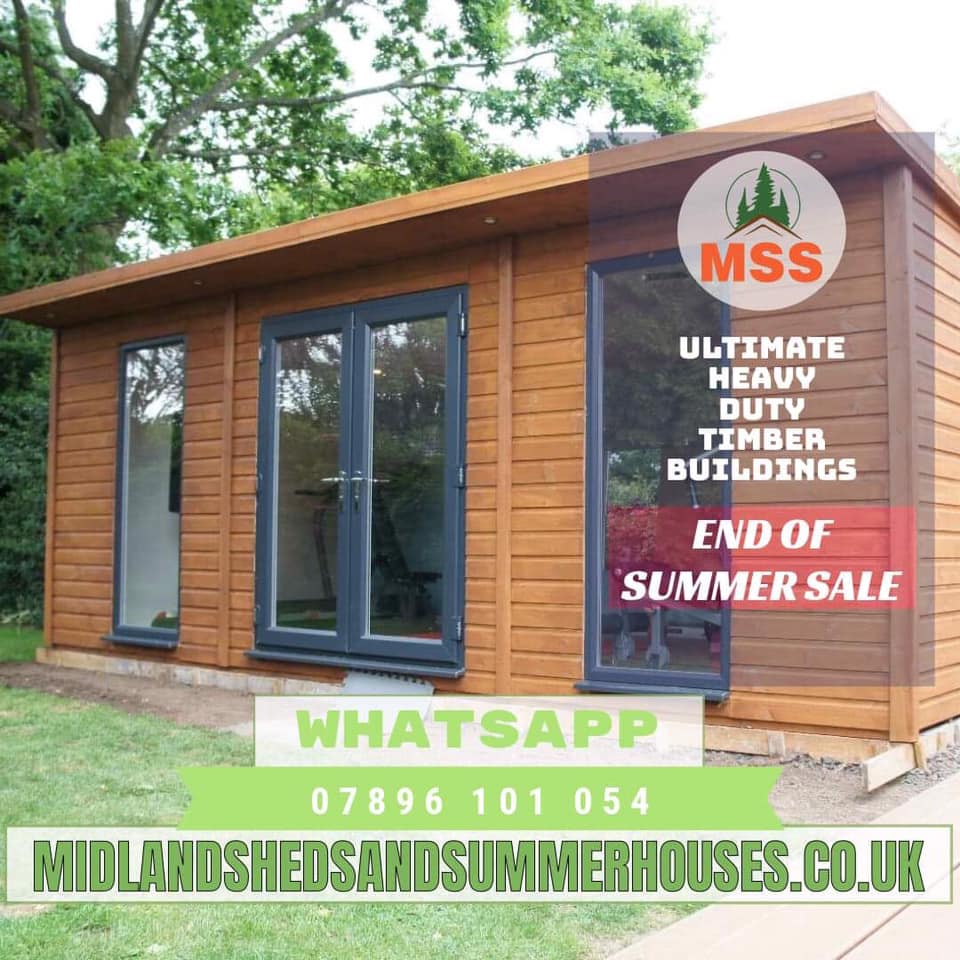 Midland Sheds & Summerhouses Facebook ad