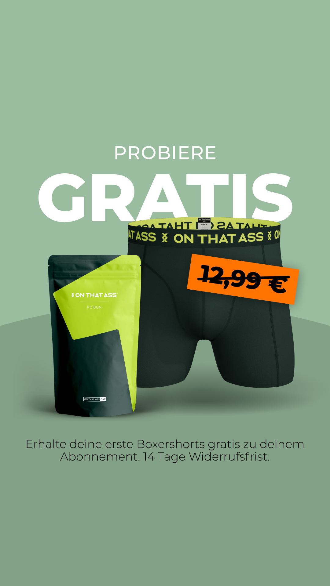 ON THAT ASS Facebook ad