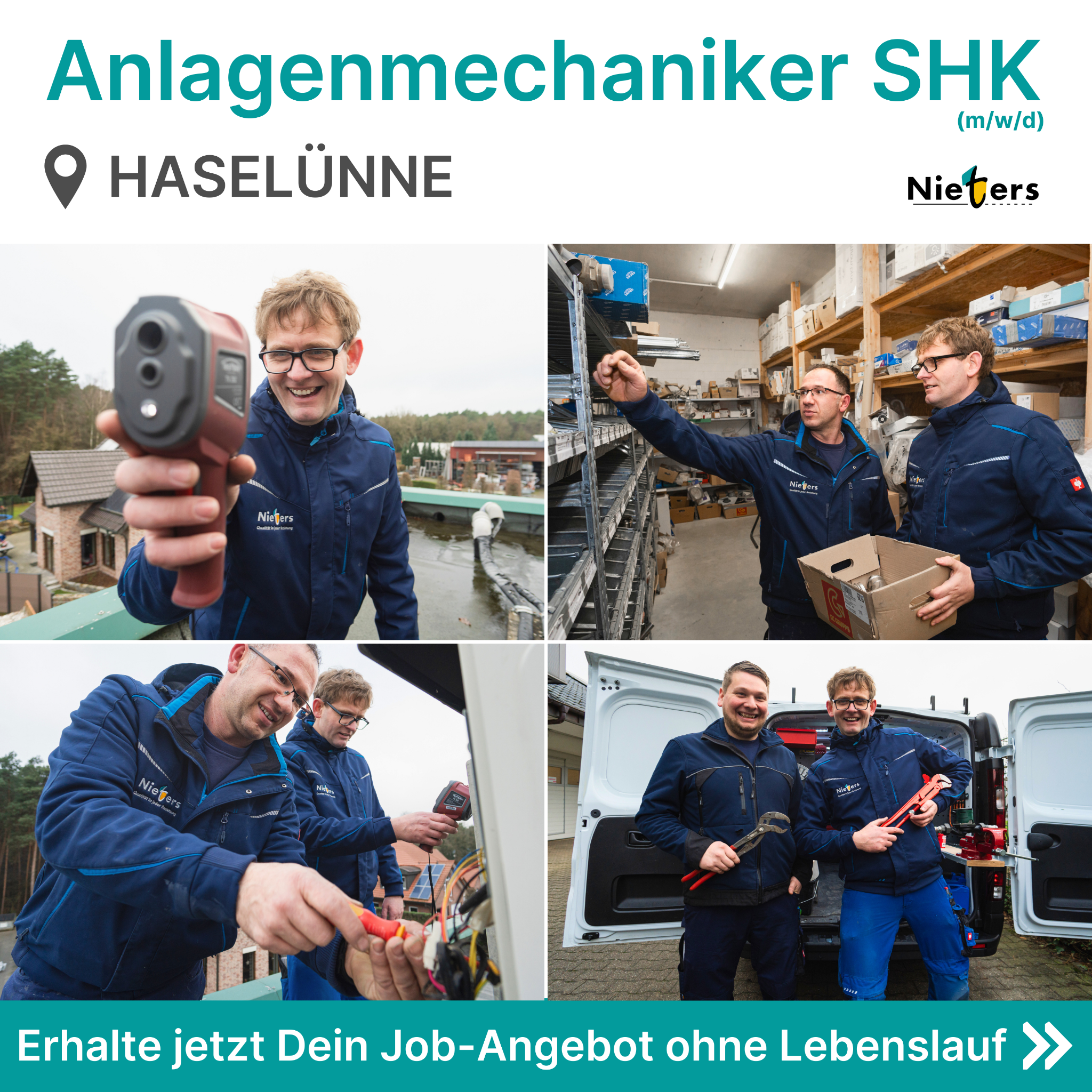 CandidateFlow: Anlagenmechaniker SHK Facebook ad