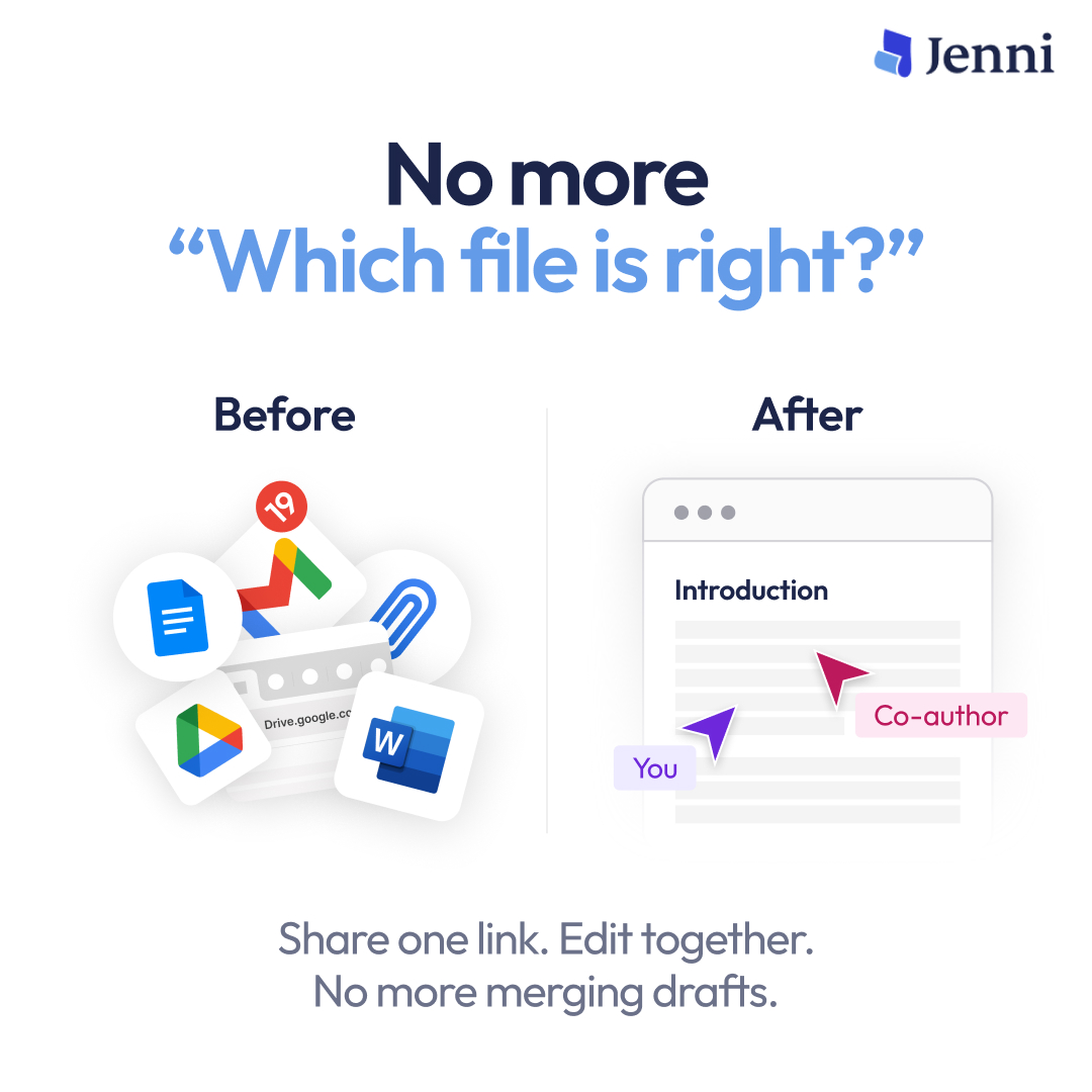 Jenni AI Facebook ad